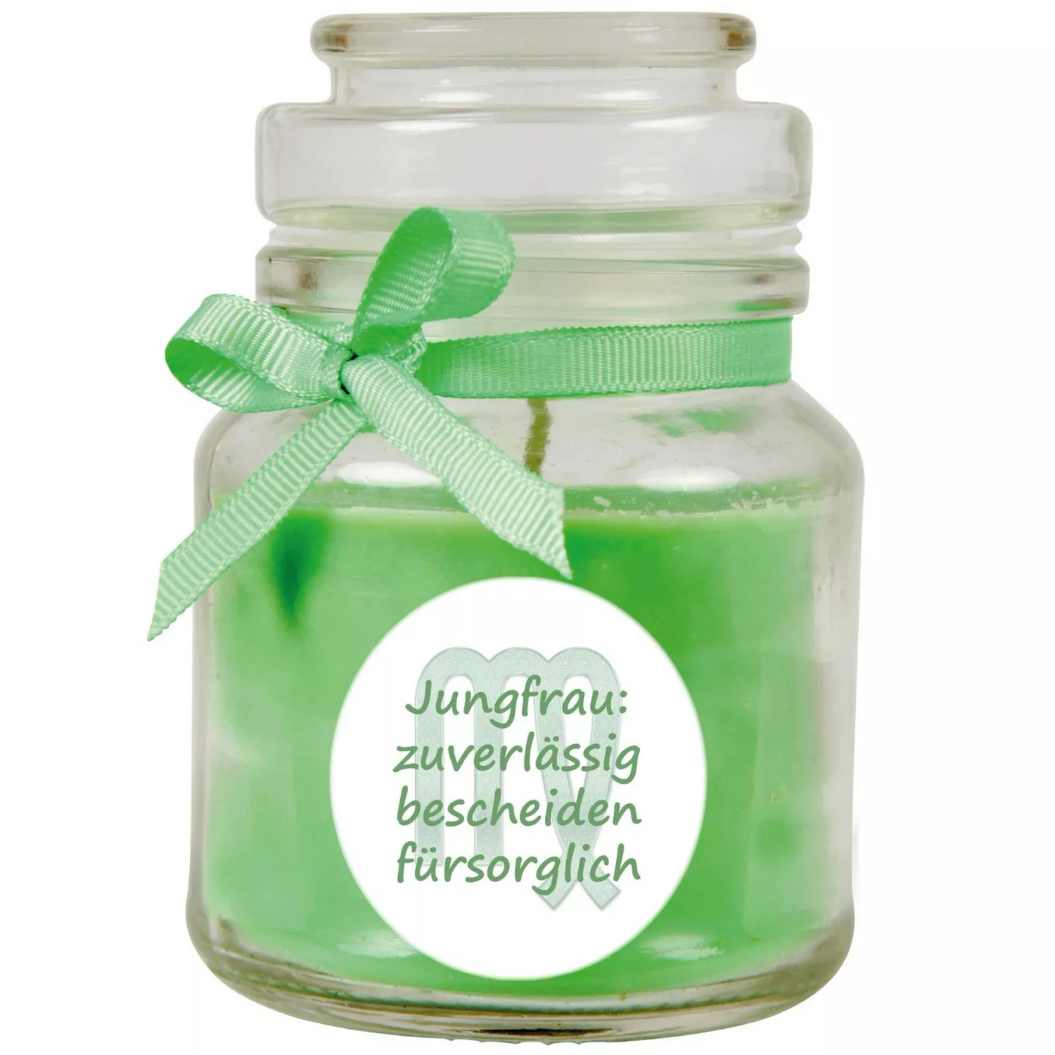 HS Candle Duftkerze & Glas Sternzeichen Coconut Limes 30 Stunden Jungfrau günstig online kaufen