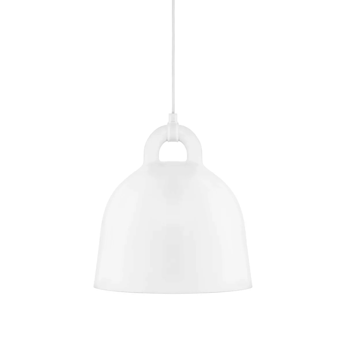 Normann Copenhagen - Bell Pendelleuchte S - weiß/H 37cm / Ø 35cm/Kabel weiß günstig online kaufen