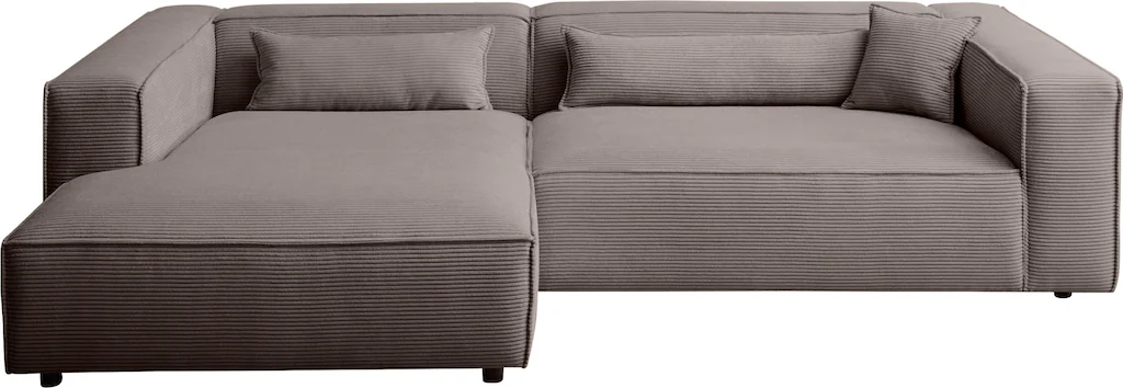 LeGer Home by Lena Gercke Ecksofa "PIARA XXL, Big-Sofa in Cord oder Leineno günstig online kaufen