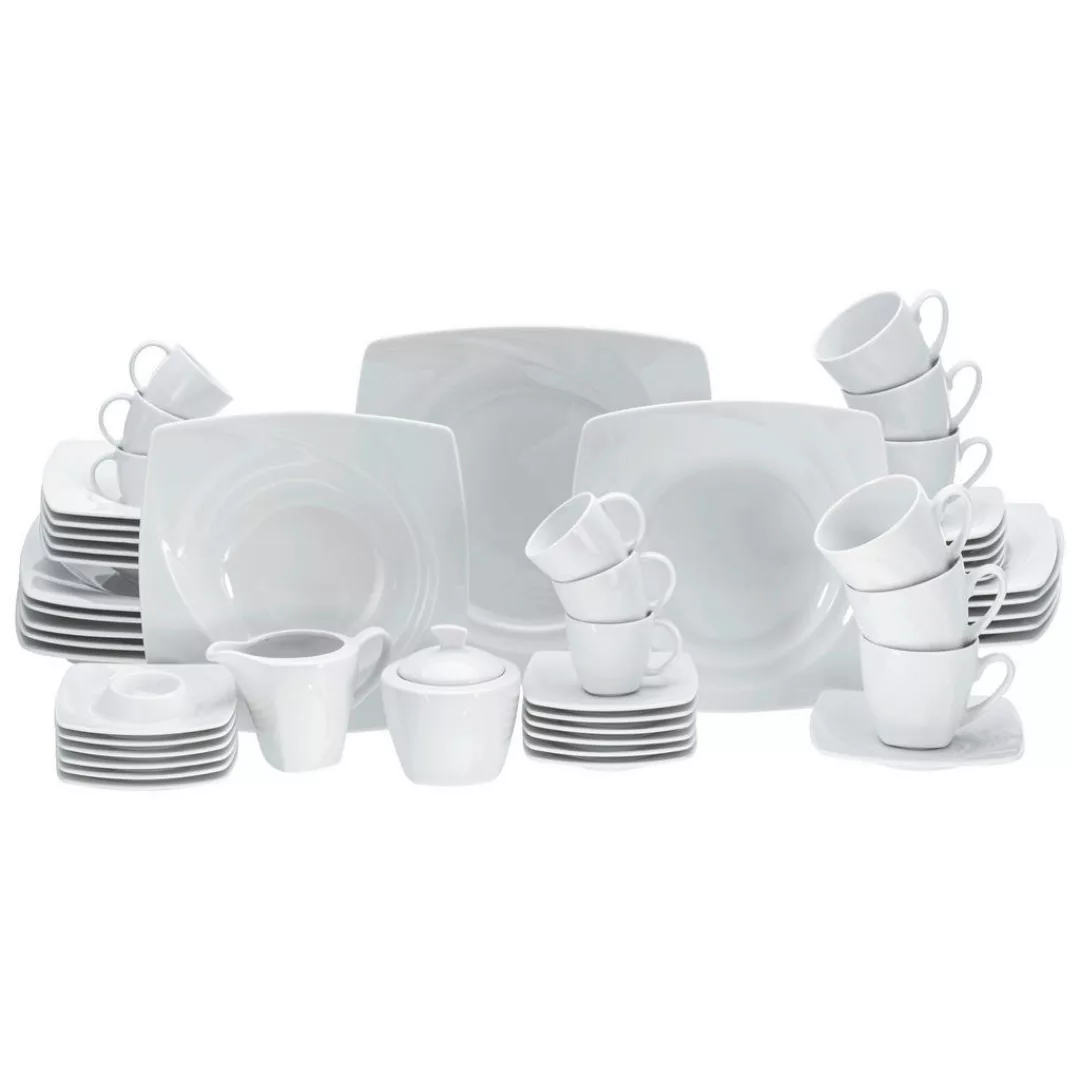 CreaTable Kombiservice »Geschirr-Set Celebration«, (50 tlg., Kaffeeservice günstig online kaufen