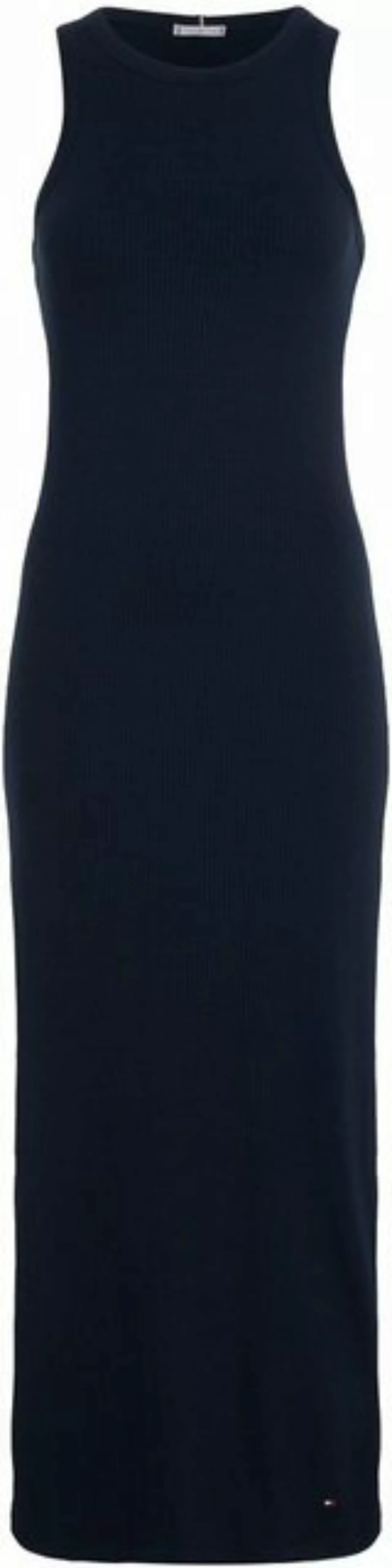 Tommy Hilfiger Jerseykleid SLIM 5X2 RIB MIDI DRESS NS mit Rippenstruktur günstig online kaufen