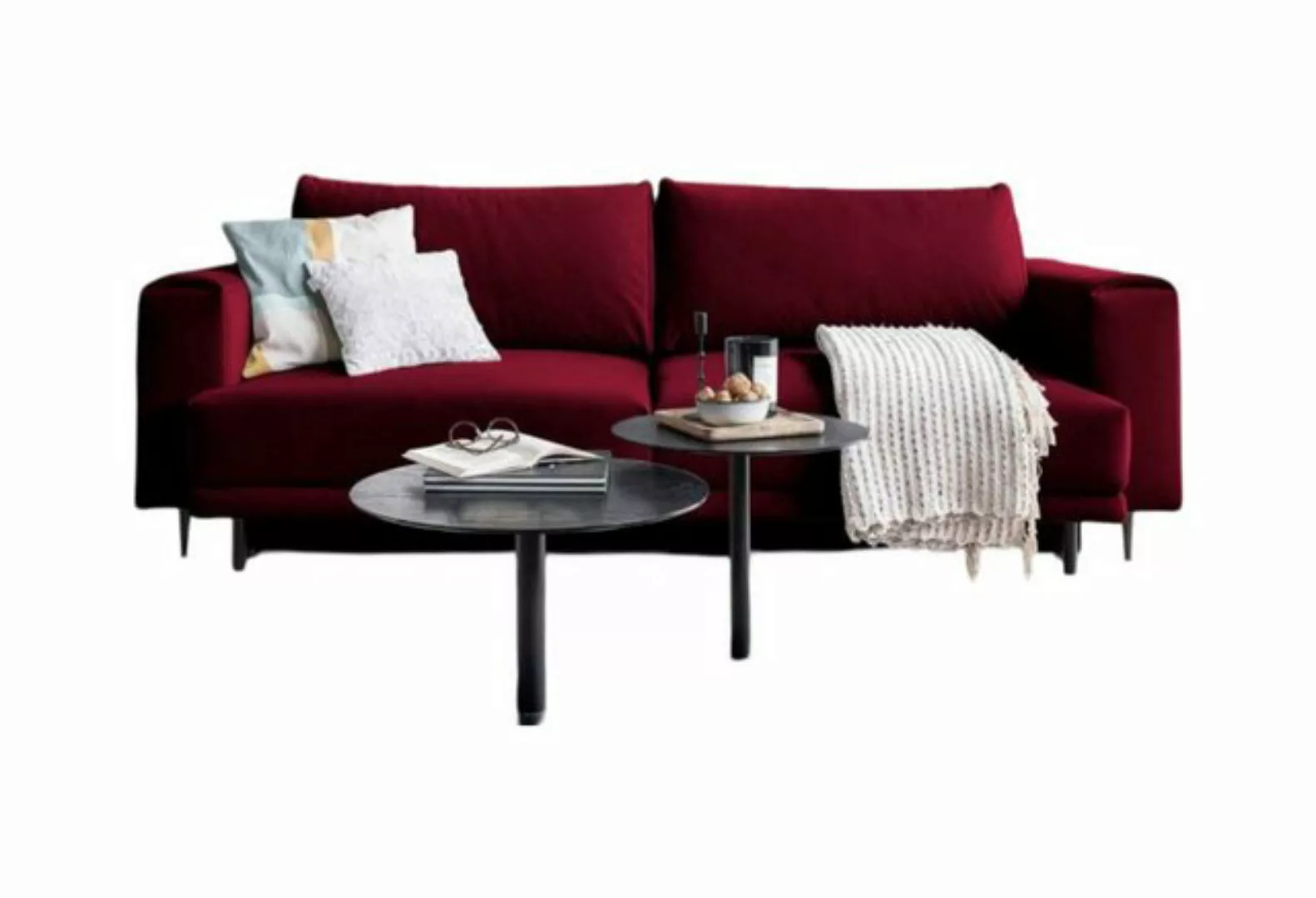 Luxusbetten24 Schlafsofa Designer 3er Sofa Diana, mit Schlaffunktion und St günstig online kaufen