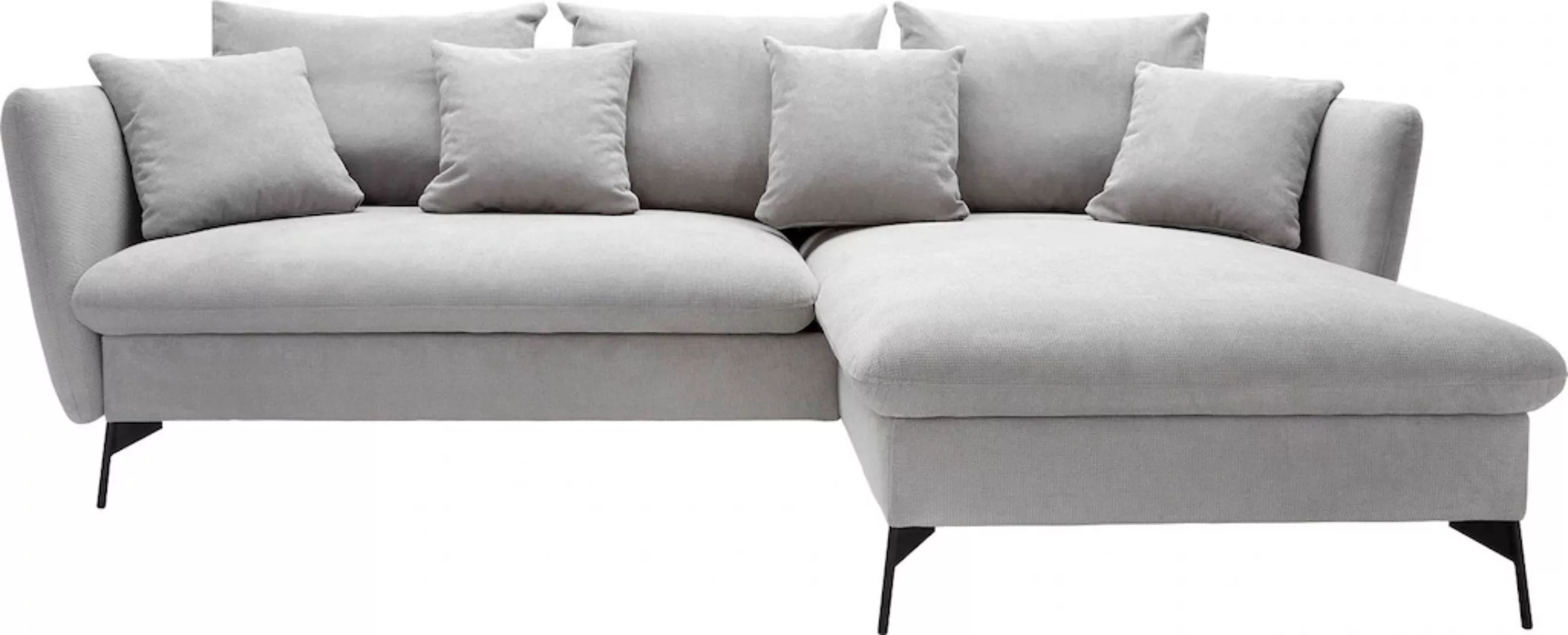 andas Ecksofa "LIVORNO,258 cm, L-Form,", Schlaffunktion u. Bettkasten (139/ günstig online kaufen
