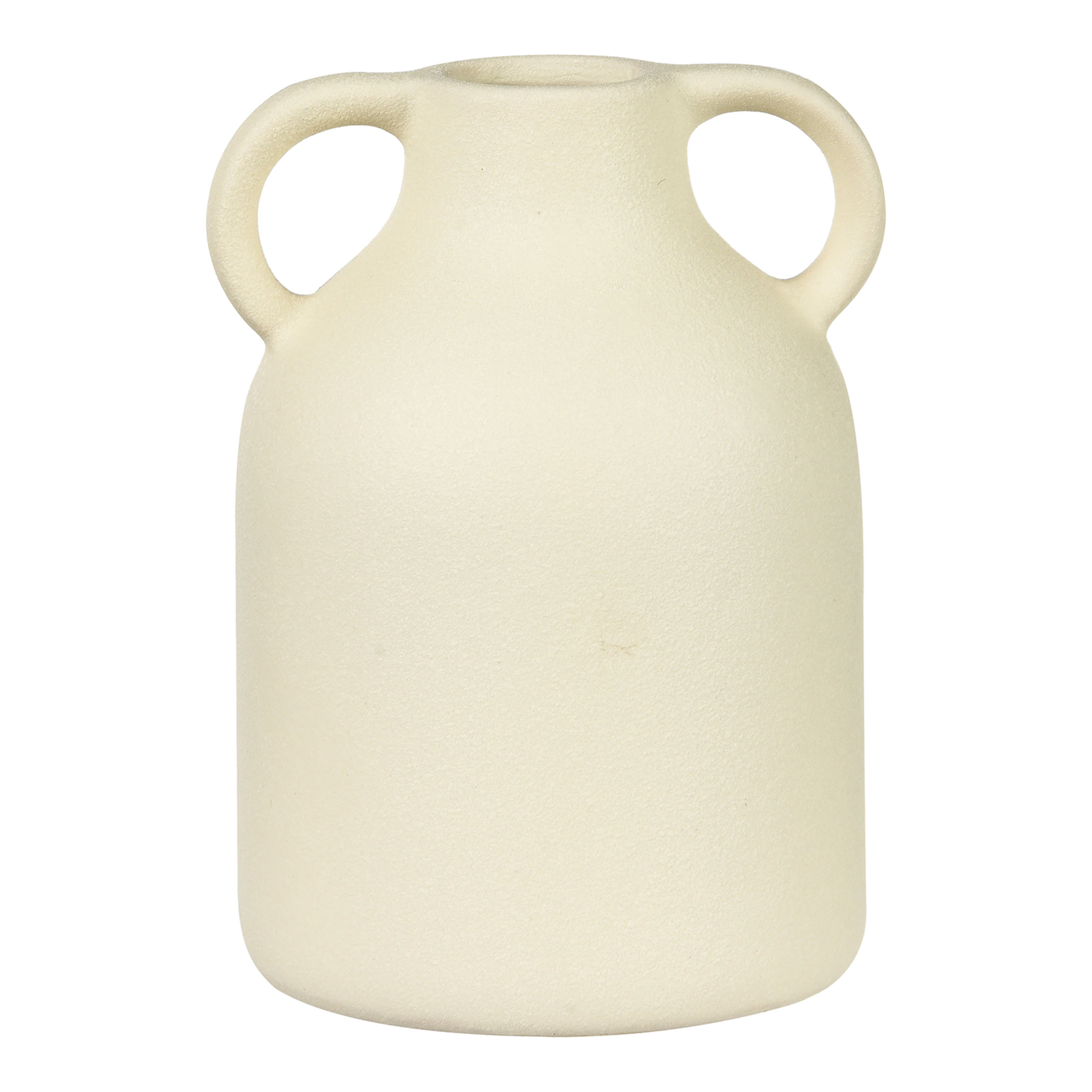 Vase Henkel ca.11x14,8cm, weiss günstig online kaufen