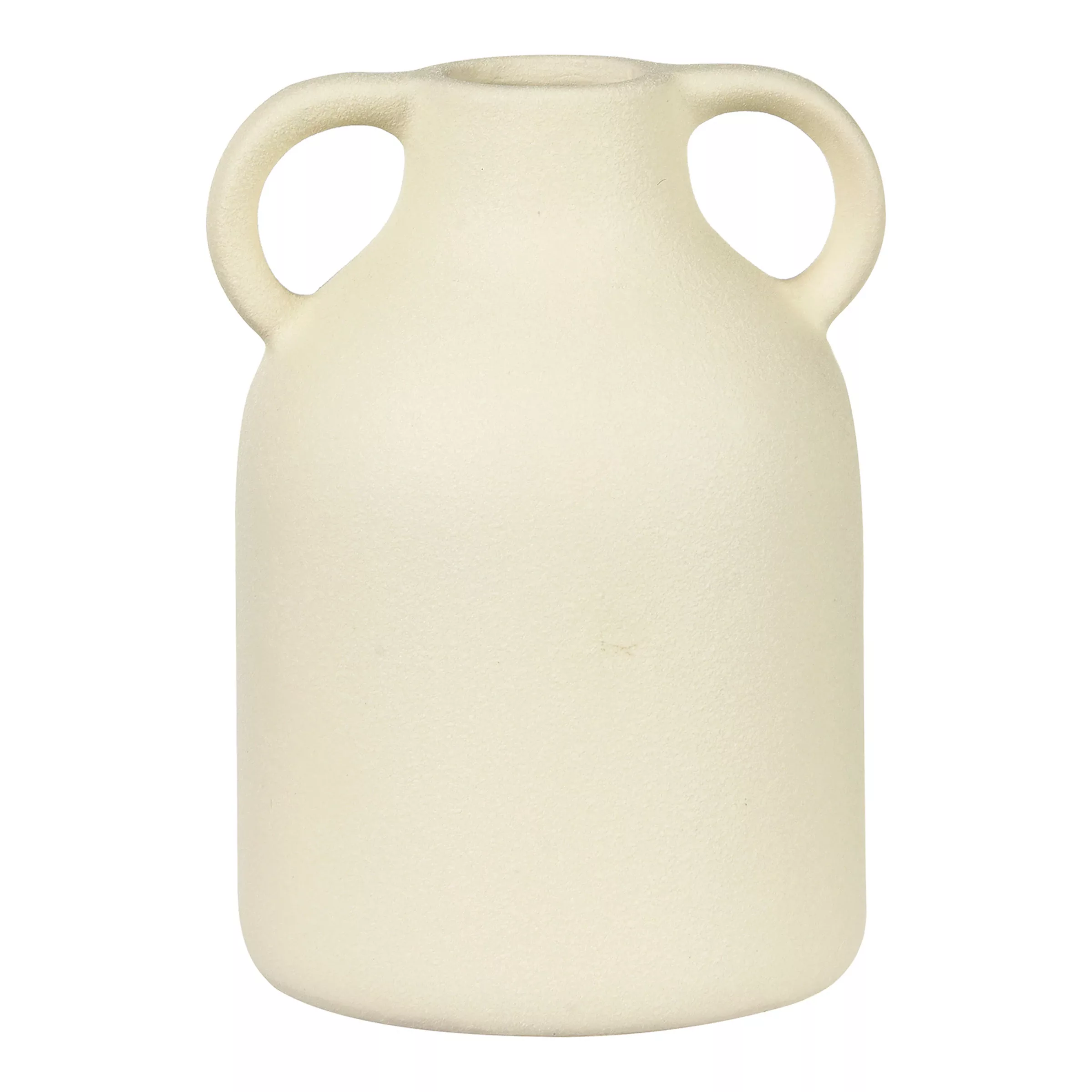 Vase Henkel ca.11x14,8cm, weiss günstig online kaufen