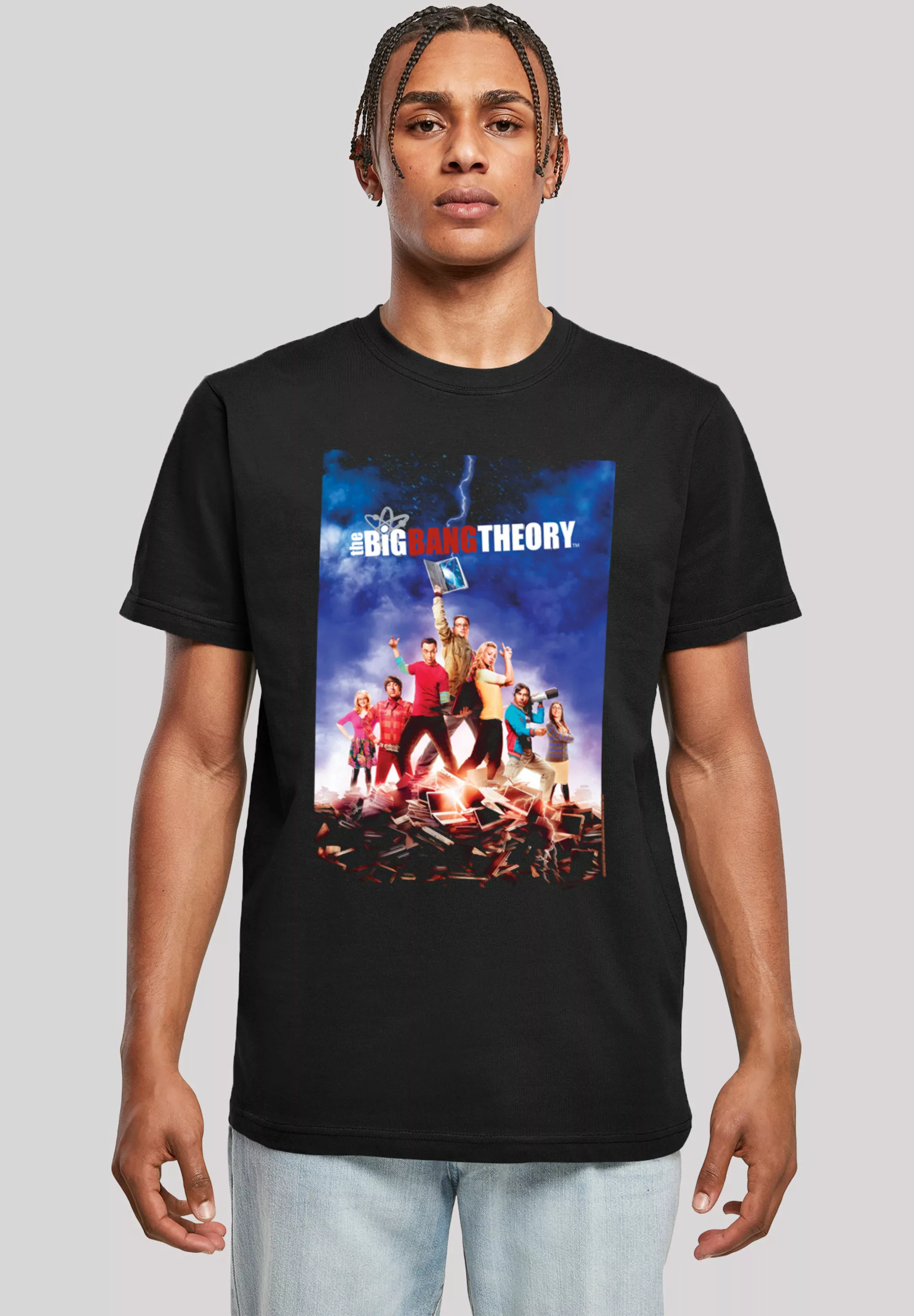 F4NT4STIC T-Shirt "Big Bang Theory TV Serie Character Poster", Herren,Premi günstig online kaufen