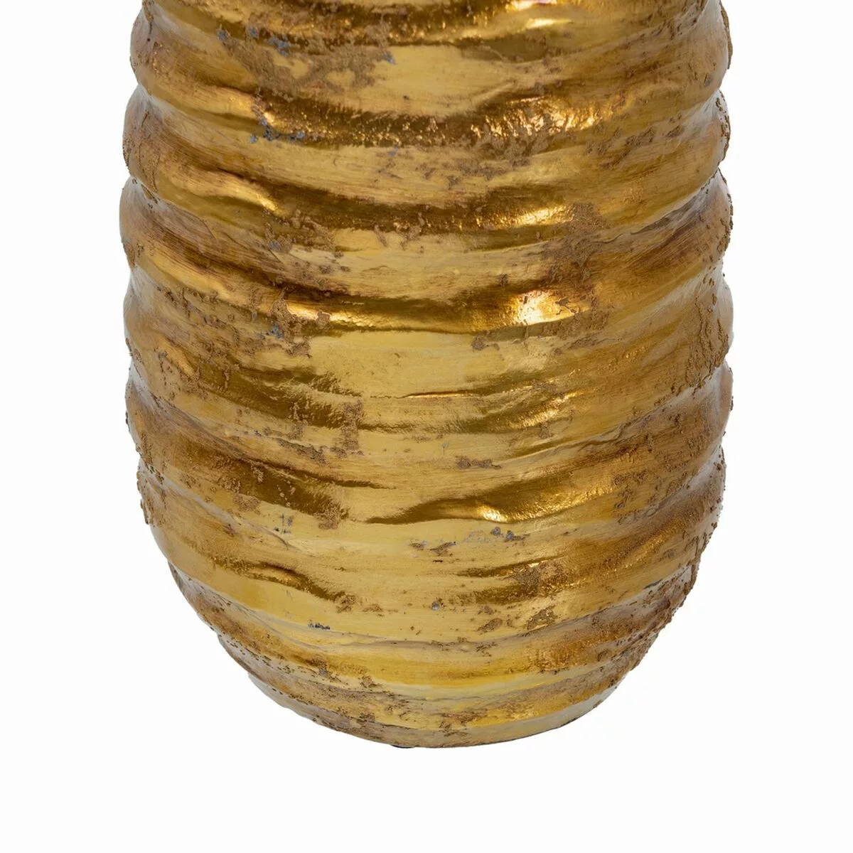 Vase 16 X 16 X 41,5 Cm Aus Keramik Gold günstig online kaufen