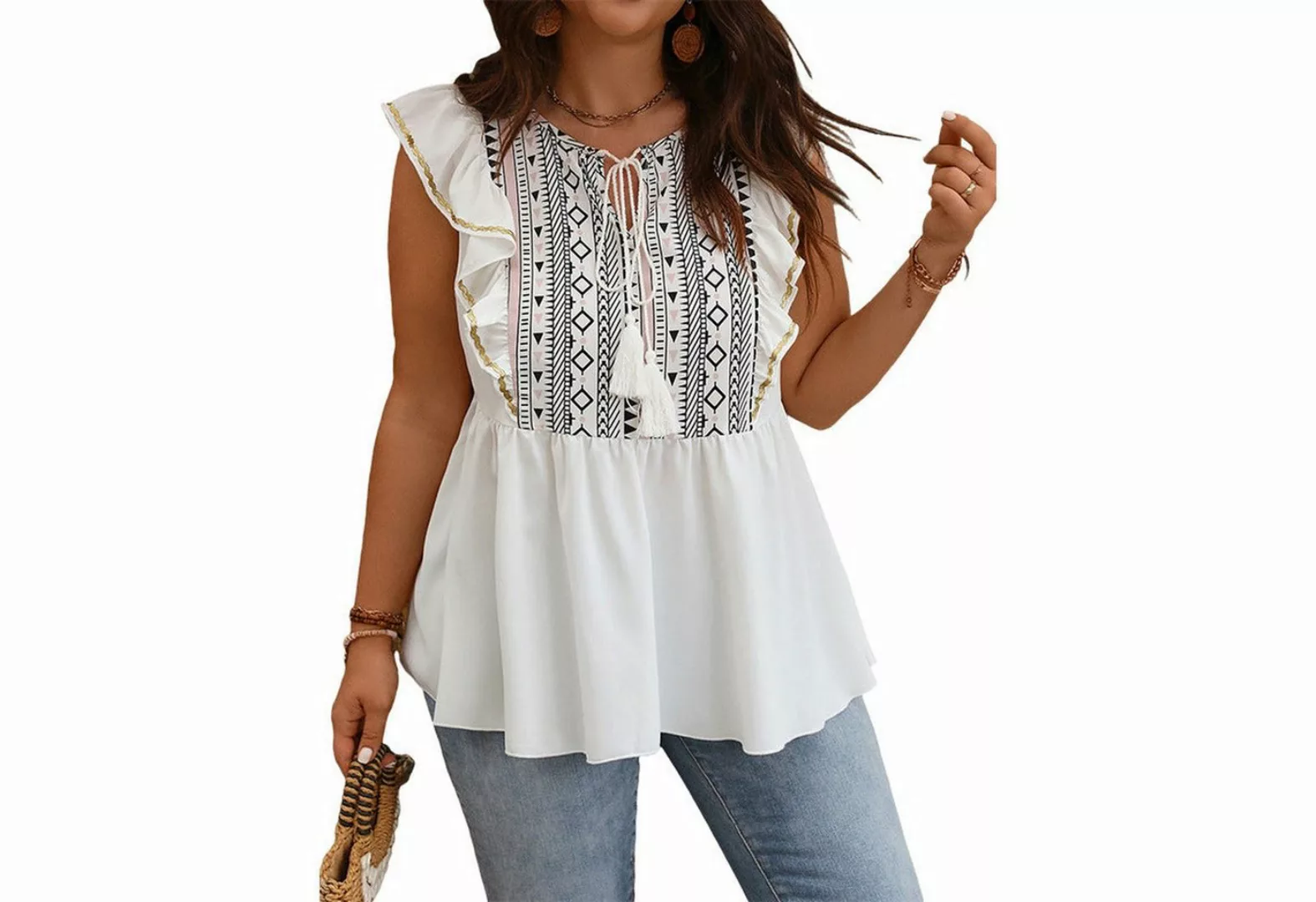 YRIIOMO T-Shirt Sommer Lose Tops Damen Patchwork Shirts T-Shirts günstig online kaufen