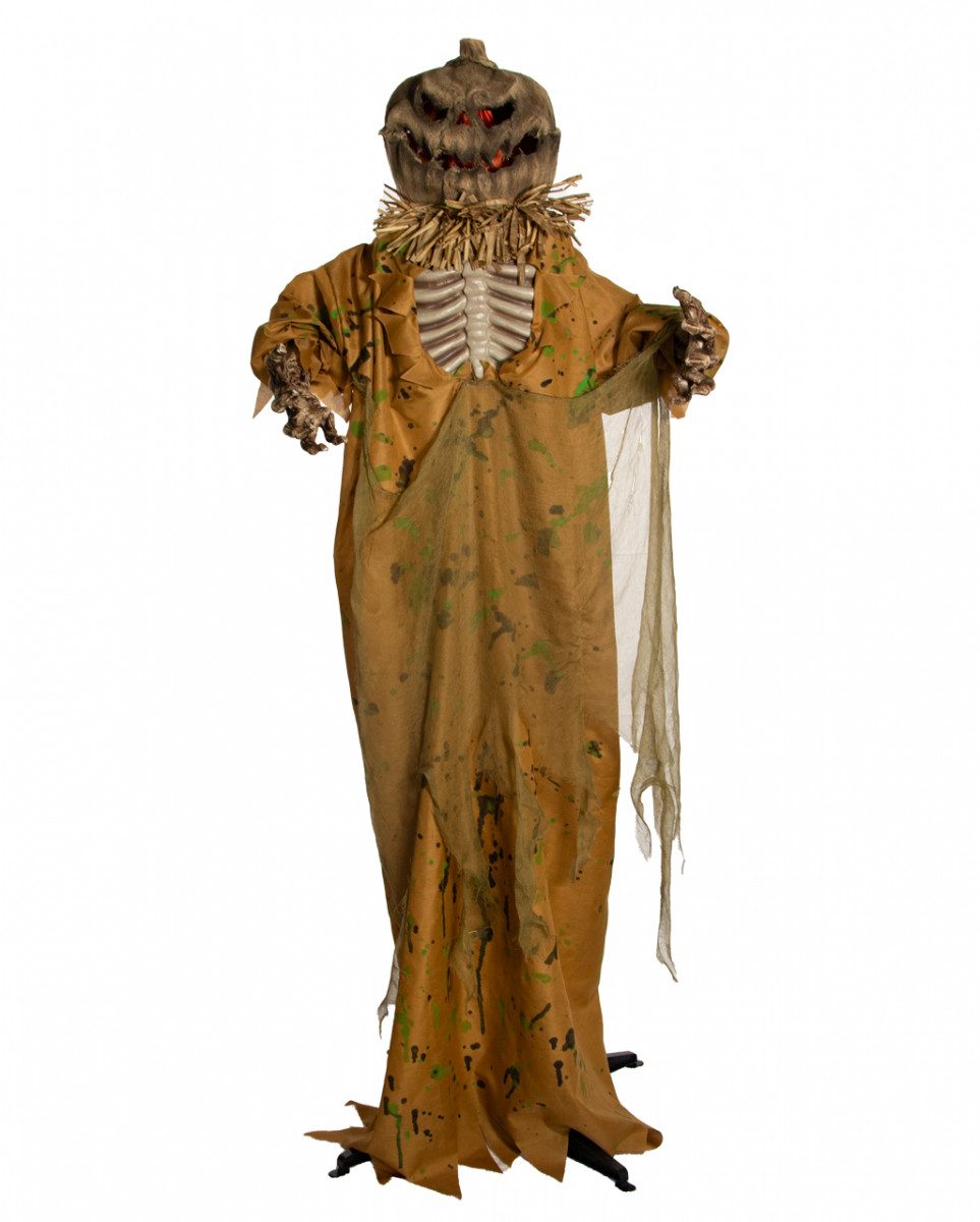 Horror-Shop Dekoobjekt Scary Kürbismann Vogelscheuche mit günstig online kaufen
