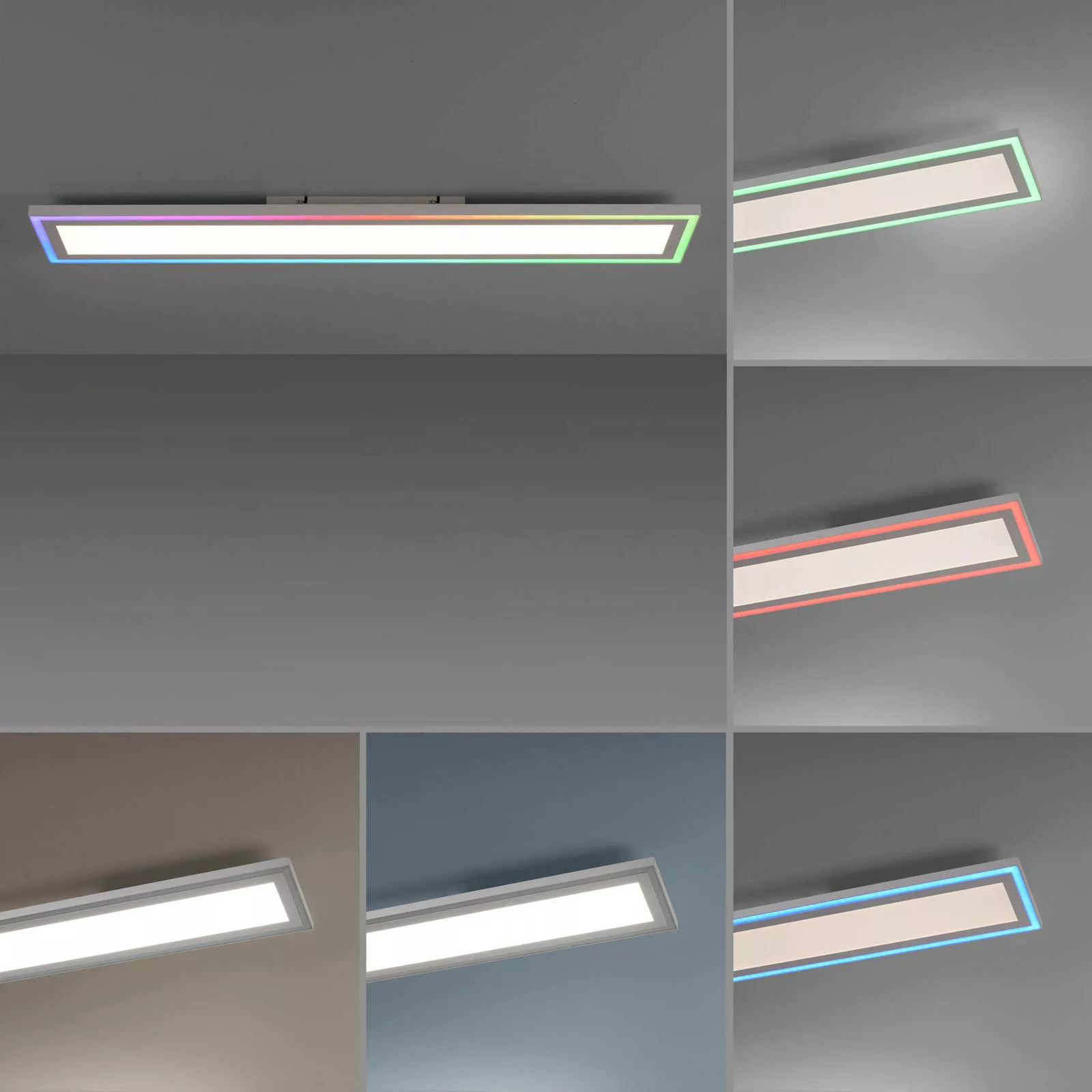 LED-Deckenlampe Edging, CCT + RGB, 100x18cm günstig online kaufen