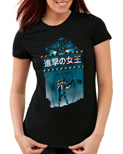 style3 T-Shirt Queen Attack xenomorph ridley scott predator film alien günstig online kaufen