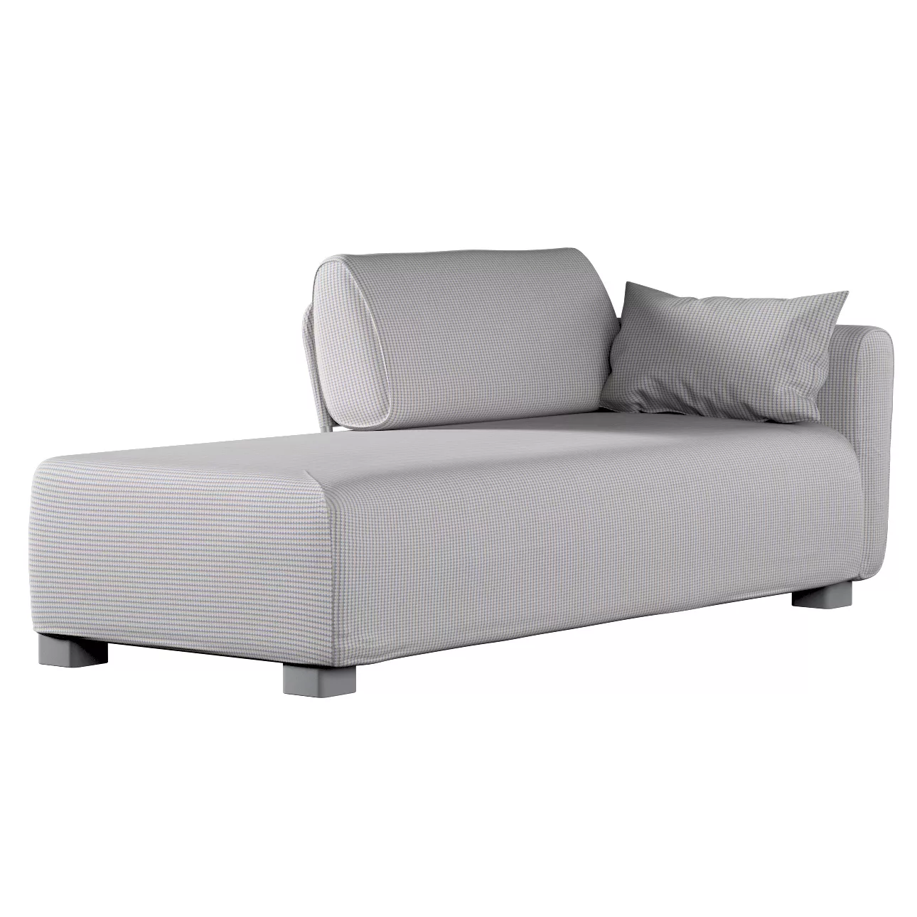 Bezug für Mysinge Recamiere Sofa, beige-blau, Sofahusse, Mysinge Recamiere, günstig online kaufen