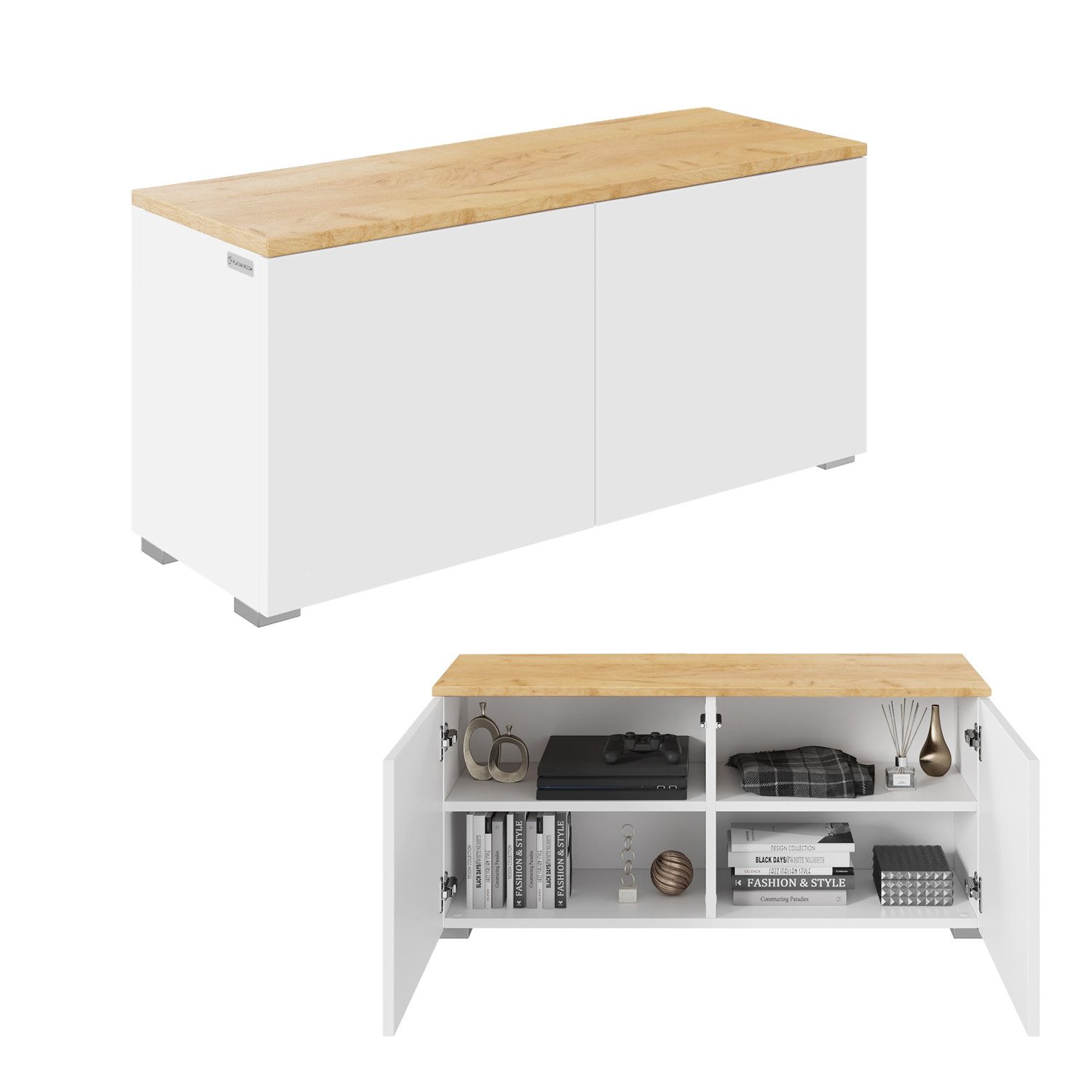 Platan Room Lowboard LUNA, 90 oder günstig online kaufen