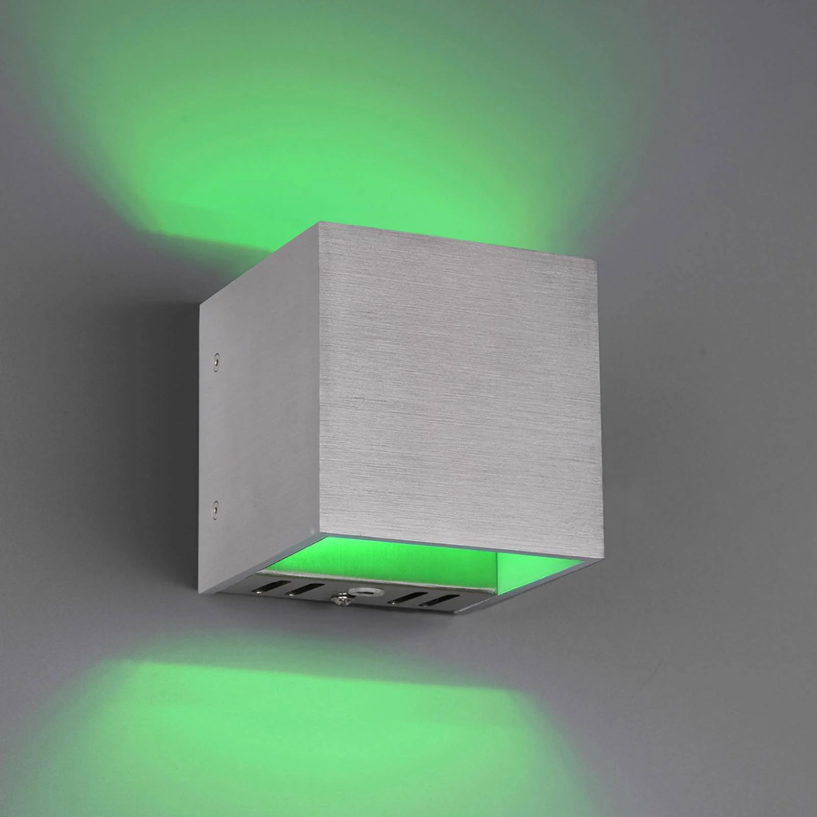 Trio WiZ Figo smarte LED-Wandleuchte alu gebürstet günstig online kaufen
