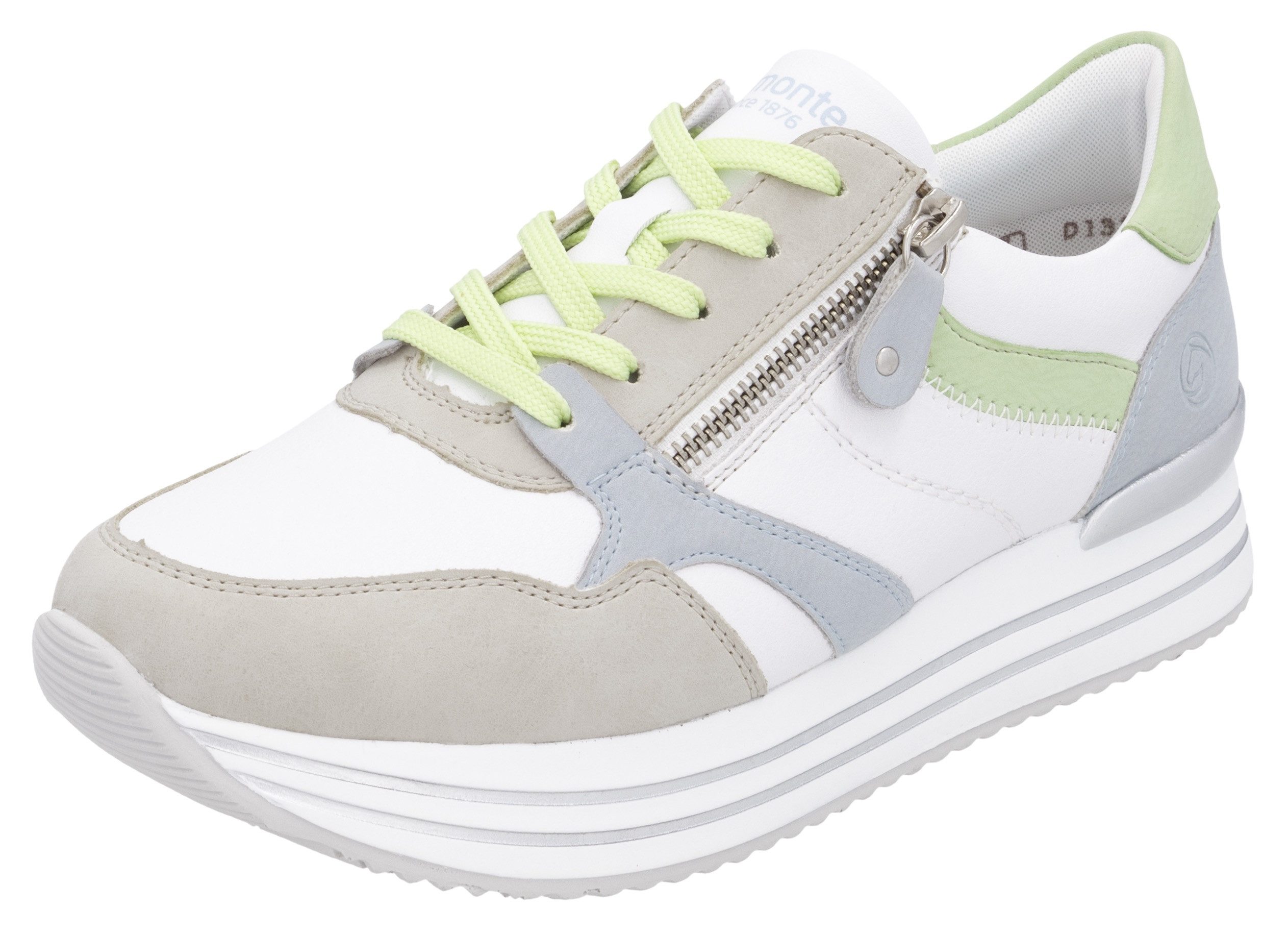 Remonte Plateausneaker, Freizeitschuh, Halbschuh, Schnürschuh mit loser Sof günstig online kaufen