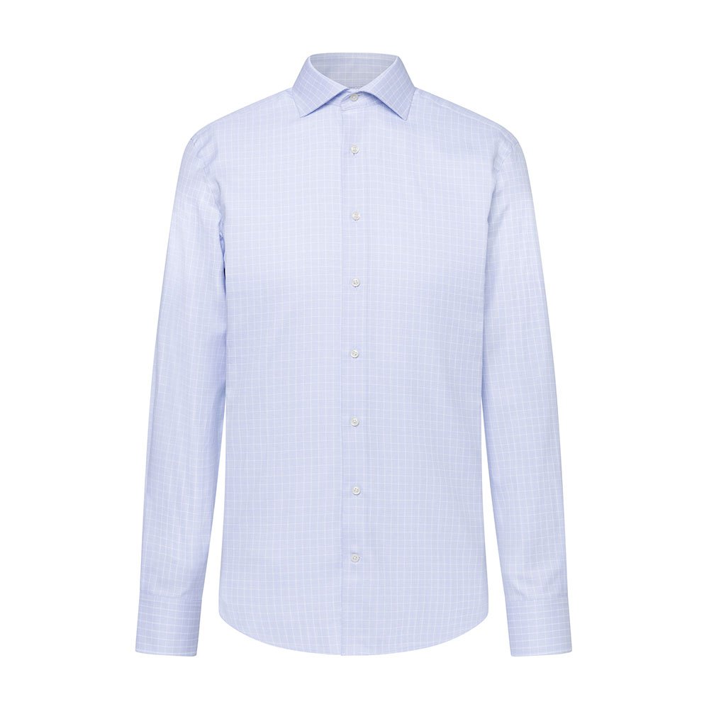 Hackett Coloured Check Langarm-shirt L Blue günstig online kaufen