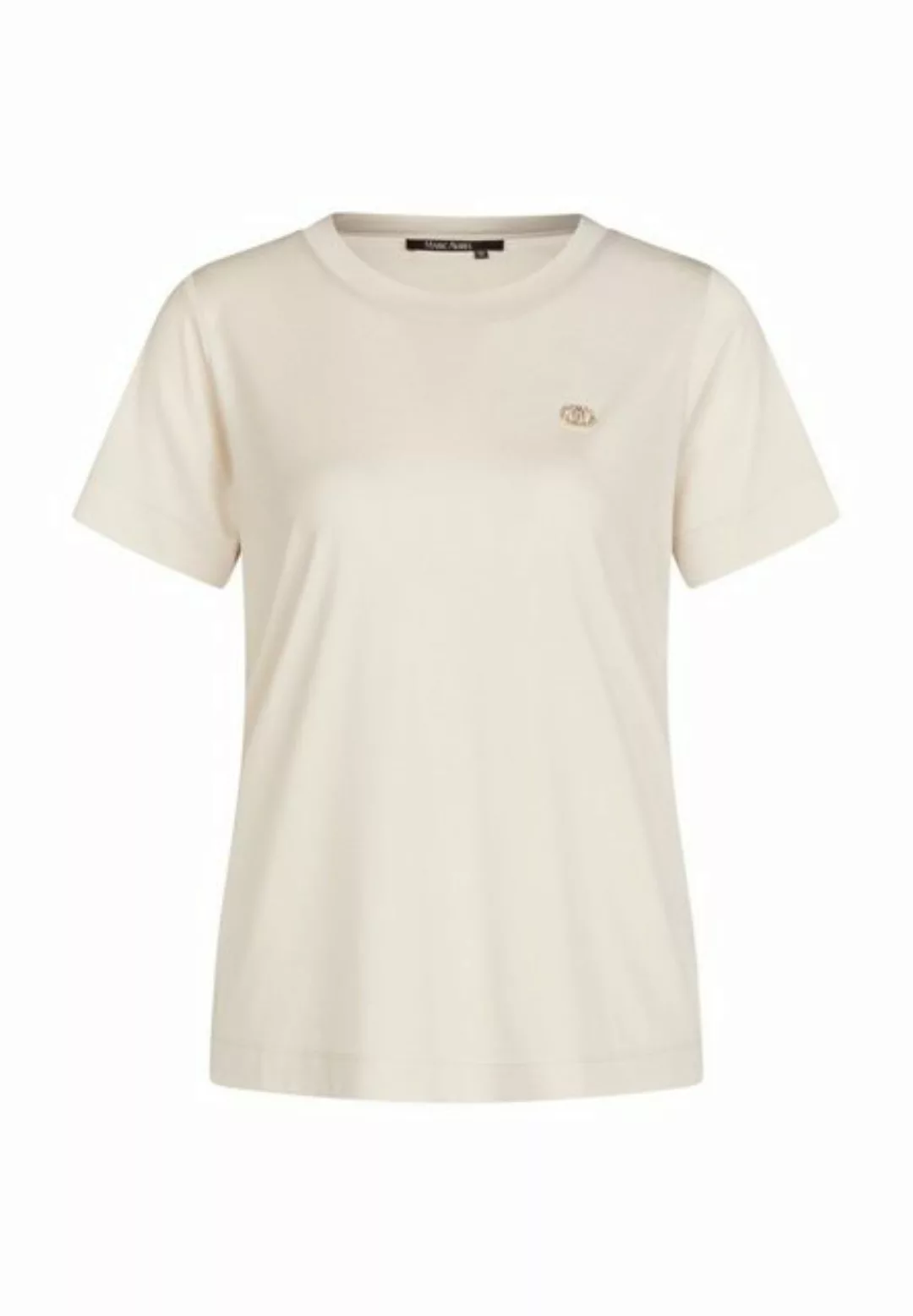MARC AUREL T-Shirt mit Strass-Logo günstig online kaufen