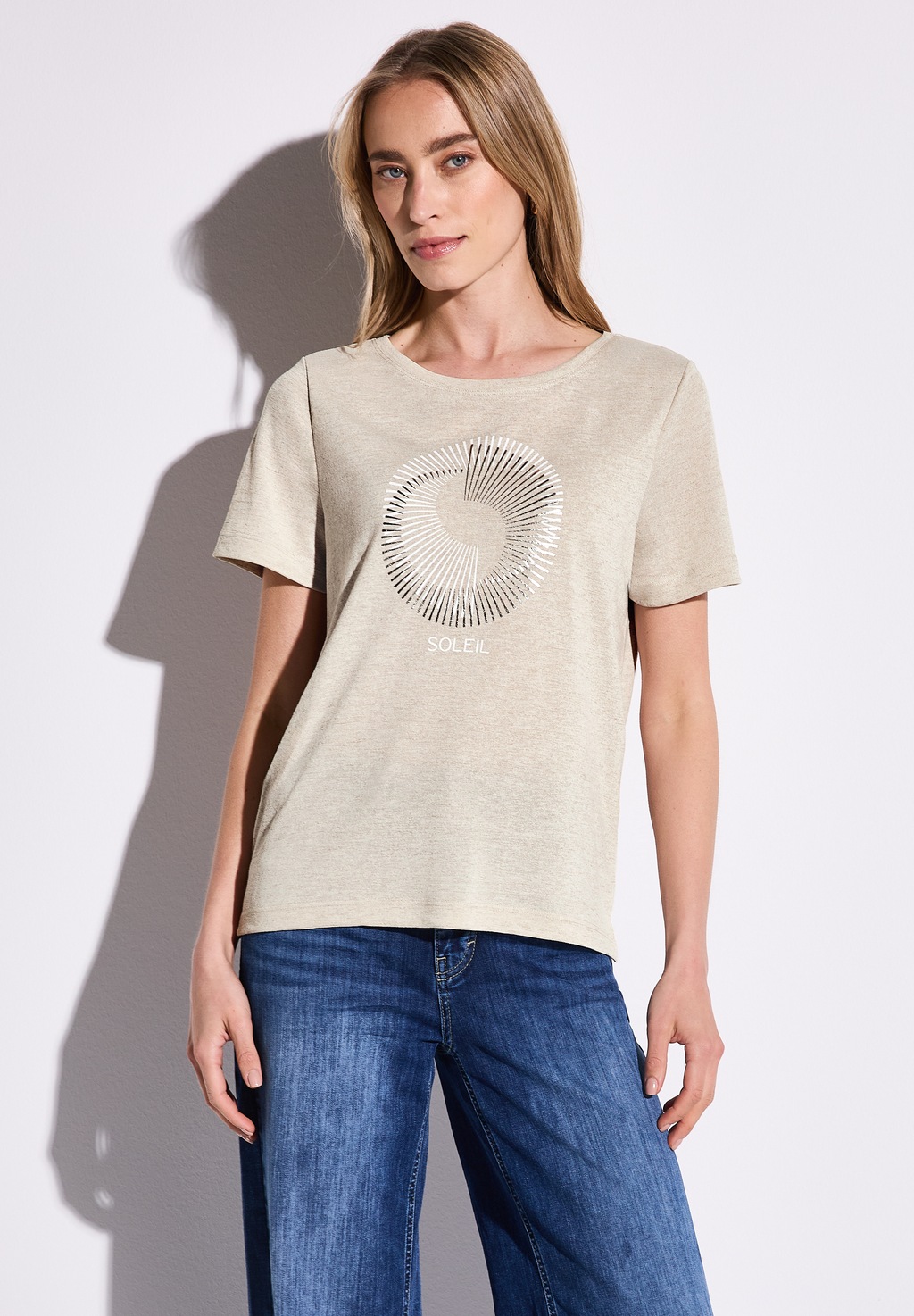 STREET ONE T-Shirt, mit Rundhalsausschnitt günstig online kaufen