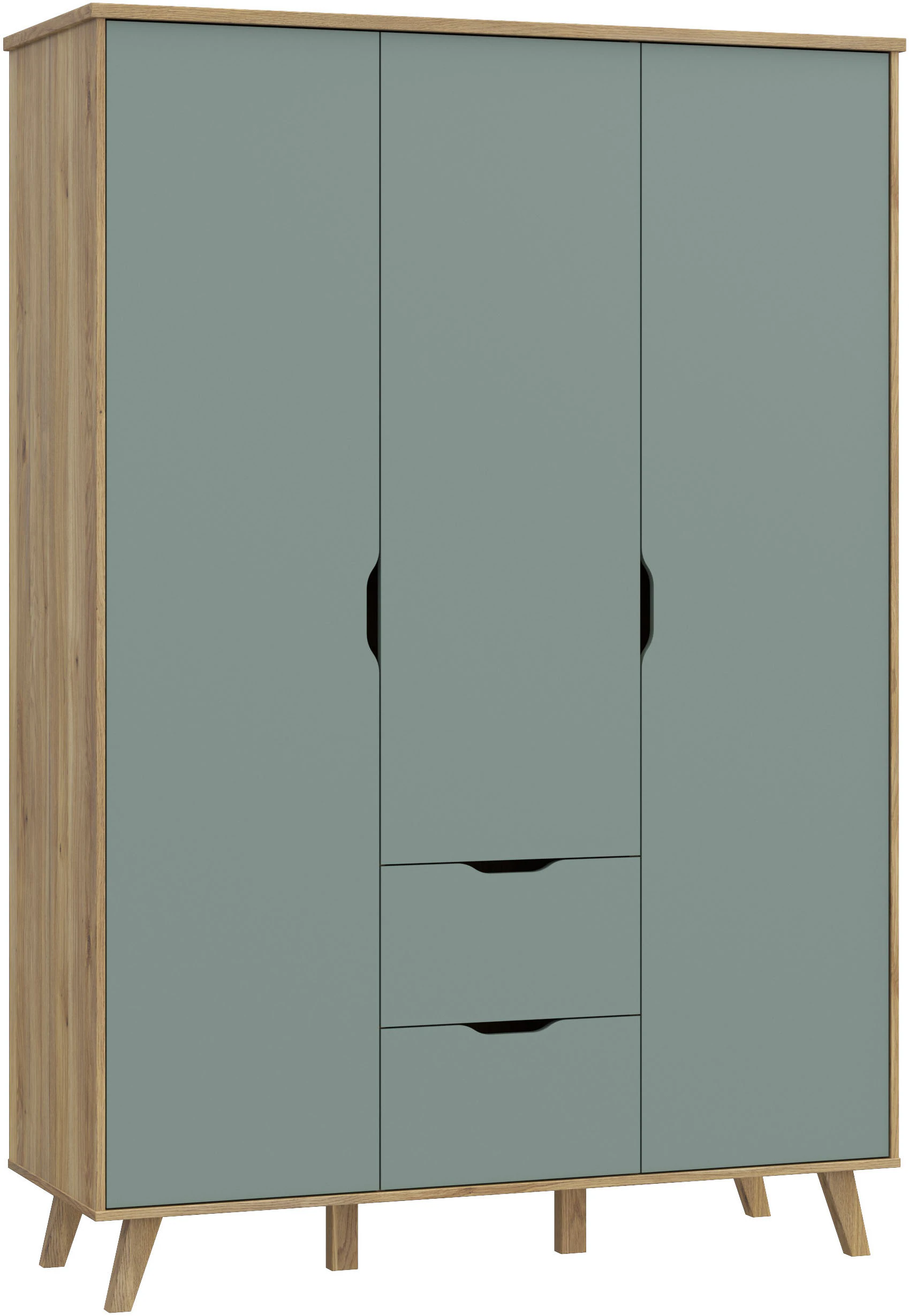 FORTE Drehtürenschrank "Vankka, Kleiderschrank, viel Stauraum,", (B/H/T ca. günstig online kaufen