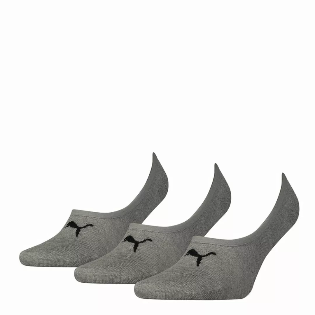 Puma Footie Socken 3 Paare EU 43-46 Middle Grey Melange günstig online kaufen