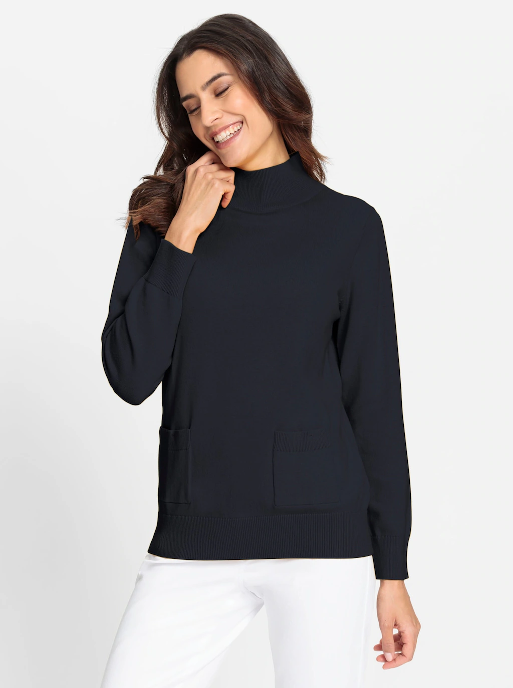 Inspirationen Stehkragenpullover "Stehkragen-Pullover" günstig online kaufen