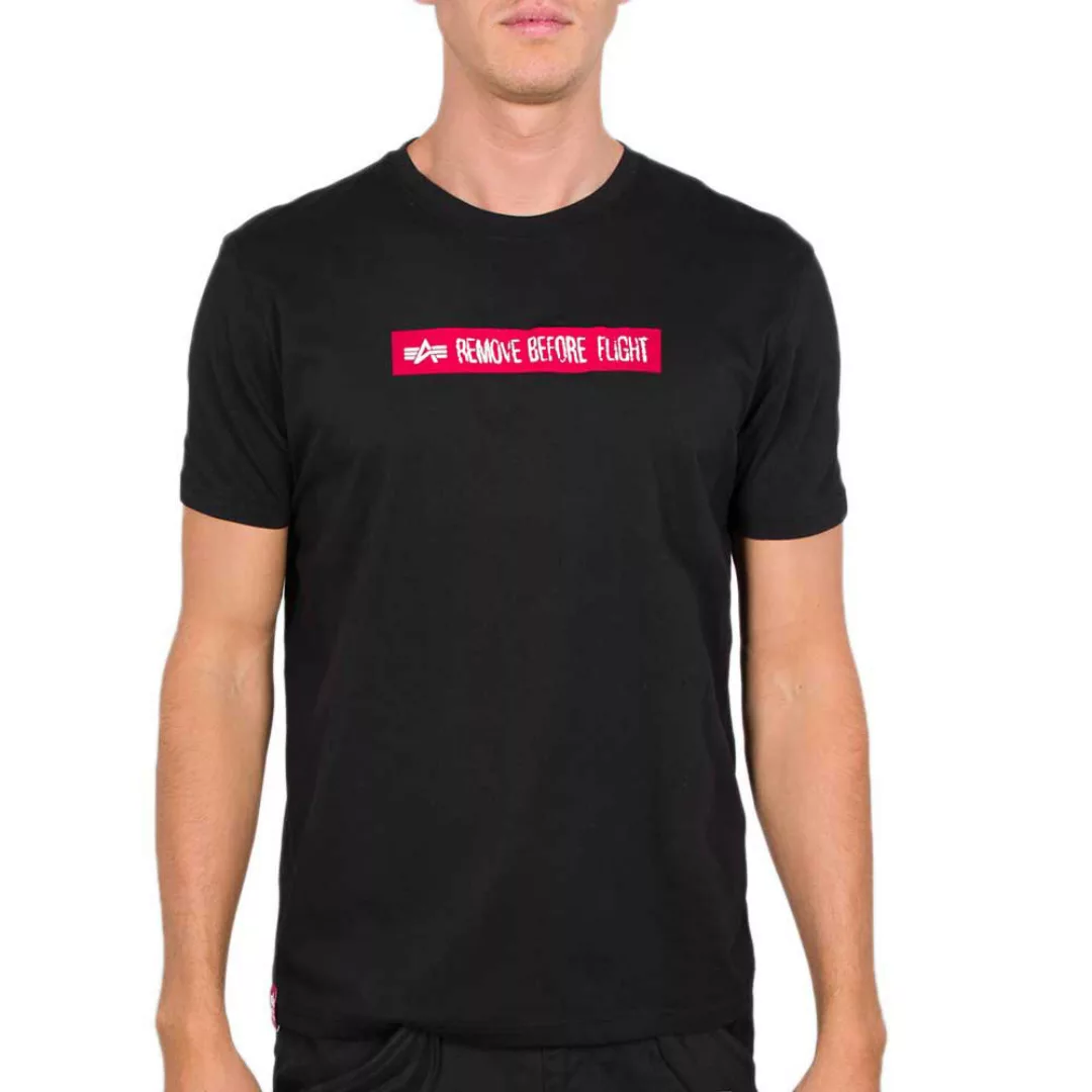 Alpha Industries Rbf Latex Print Kurzärmeliges T-shirt XS Black günstig online kaufen