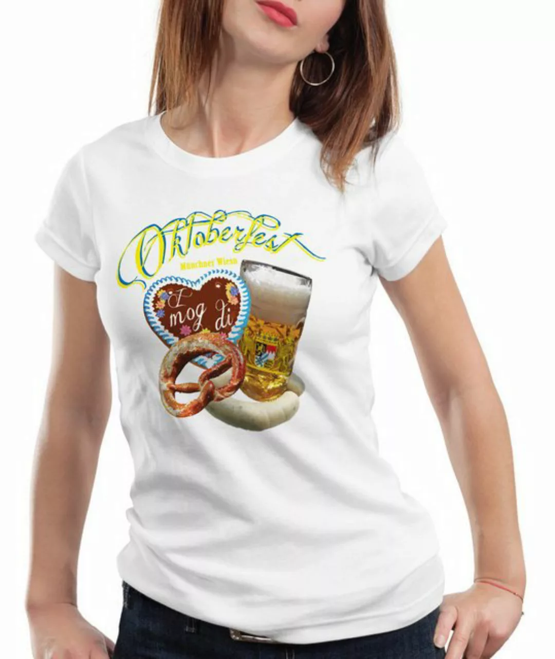 style3 T-Shirt Wiesn Oktoberfest München Party Volksfest Fest Dult Maß Bier günstig online kaufen