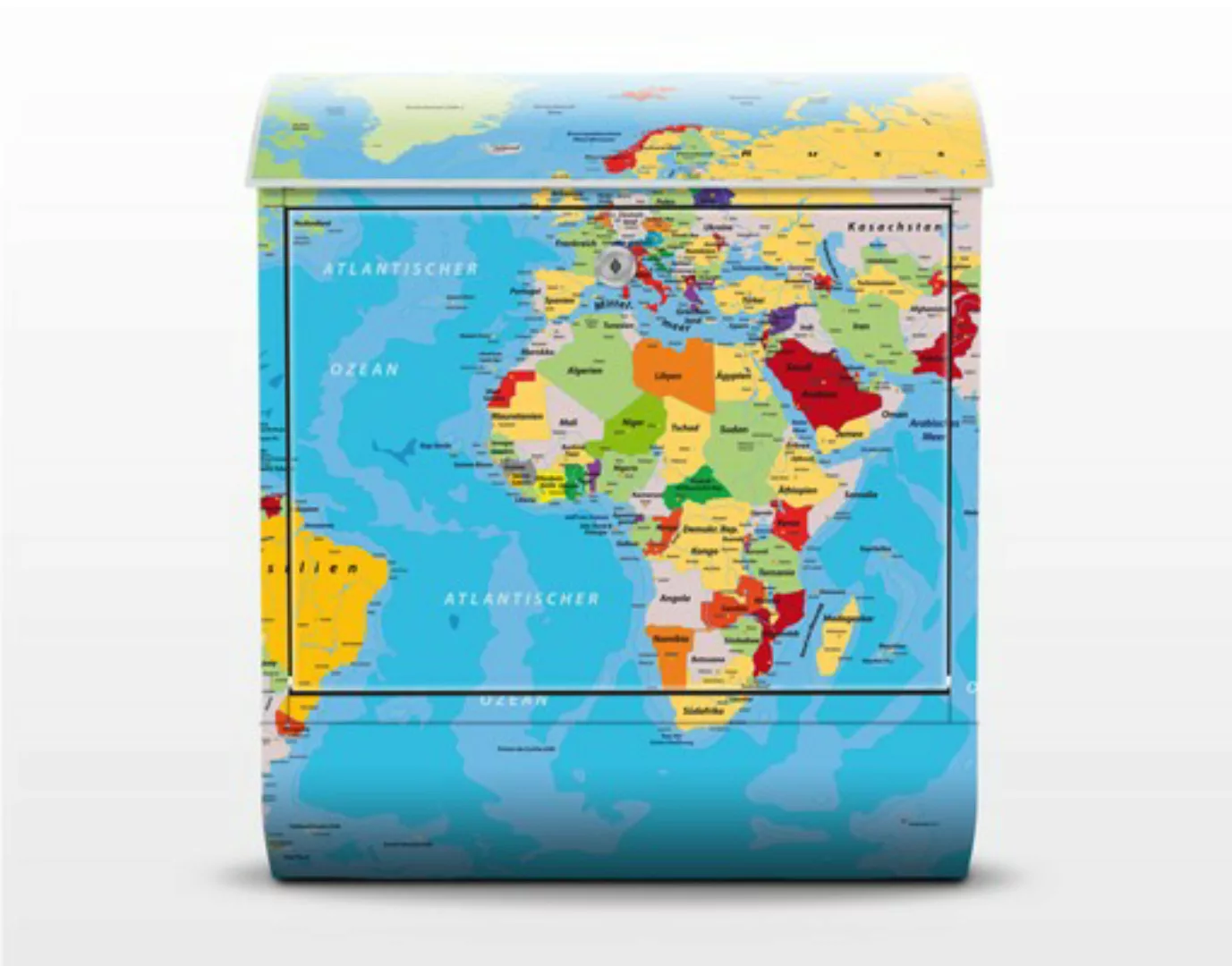 Briefkasten The World's Countries günstig online kaufen