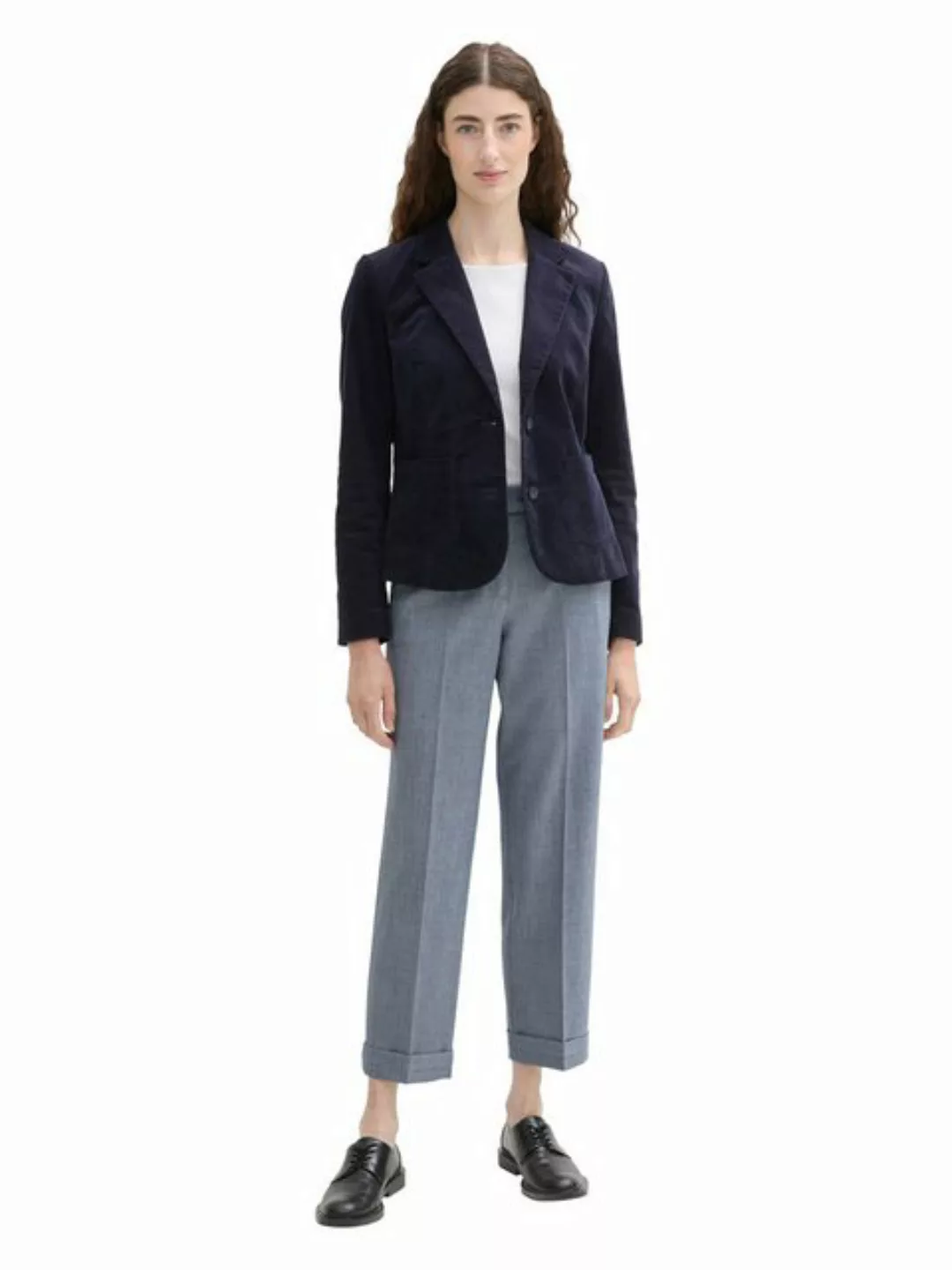 TOM TAILOR Jackenblazer Cord-Blazer mit aufgesetzten Taschen günstig online kaufen