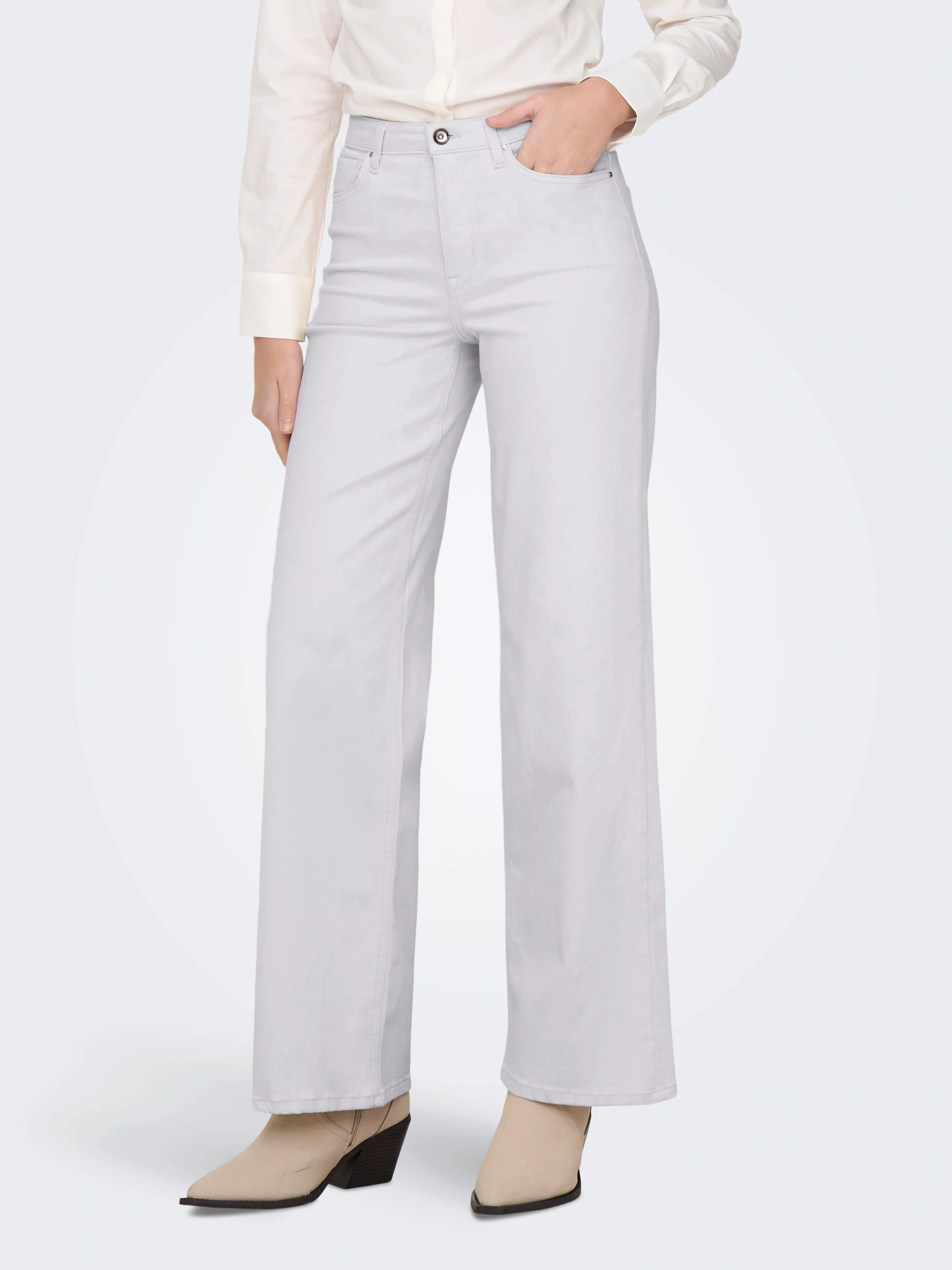 ONLY Weite Jeans "ONLMADISON BLUSH HW WIDE DNM CRO NOOS" günstig online kaufen