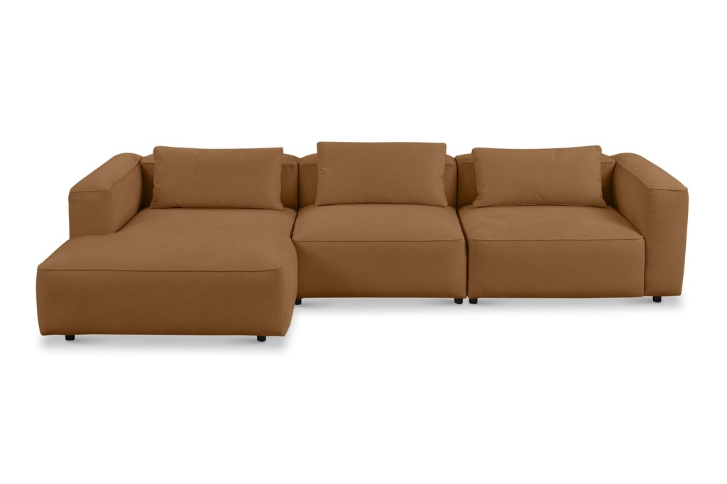 andas Ecksofa "Tvinnet", Breite 317 cm, extra tiefe Sitzfläche, kubisches S günstig online kaufen