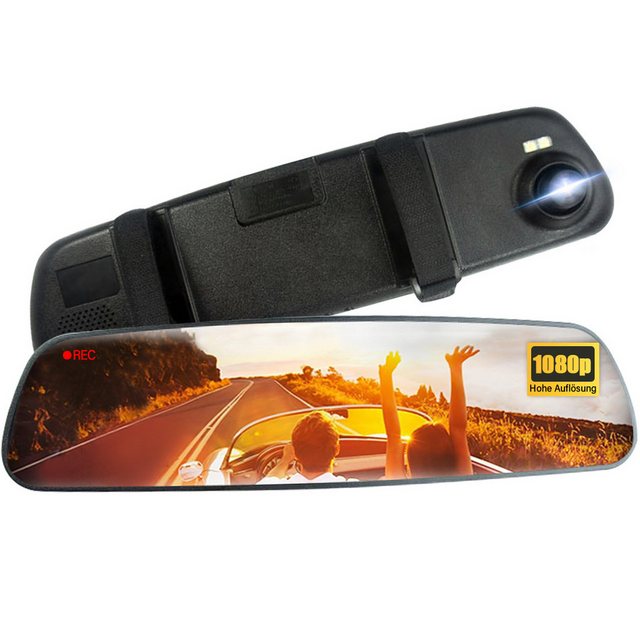 ZEUOPQ Dashcam Full HD Autokamera 1080P Rückfahrkamera Rückspiegel Dashcam günstig online kaufen