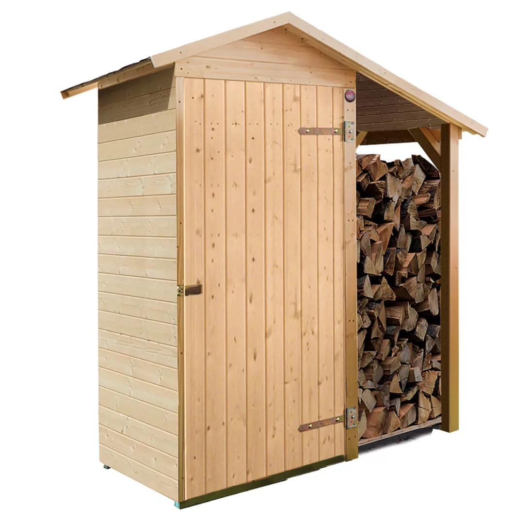 weka Garten-Geräteschrank "Gr. 1", BxTxH: 142x85x196 cm, mit Schleppdach günstig online kaufen