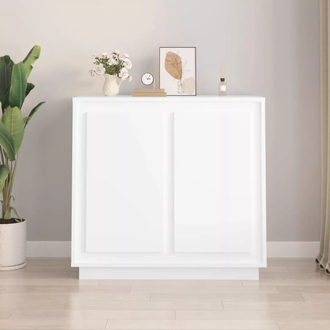 Vidaxl Sideboard Weiß 80x34x75 Cm Holzwerkstoff günstig online kaufen