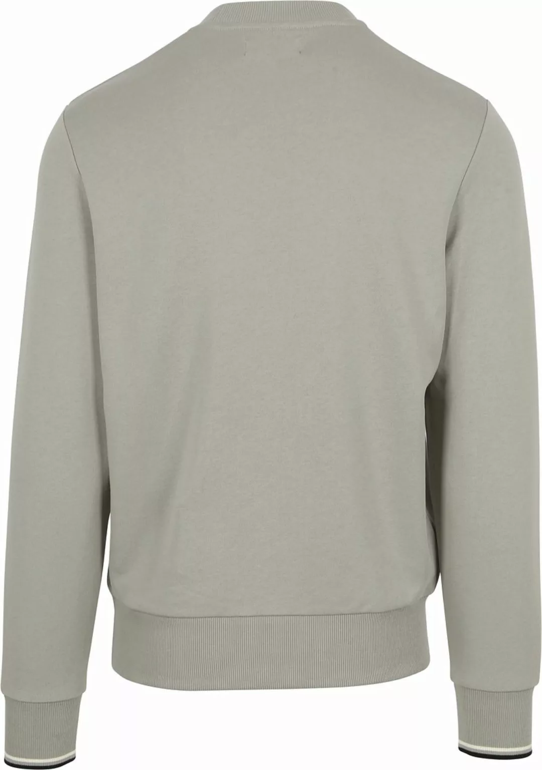 Fred Perry Sweater Logo Limestone Grau - Größe XL günstig online kaufen