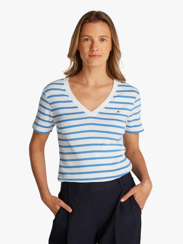 Tommy Hilfiger Damen T-Shirt Ww0ww40584 günstig online kaufen