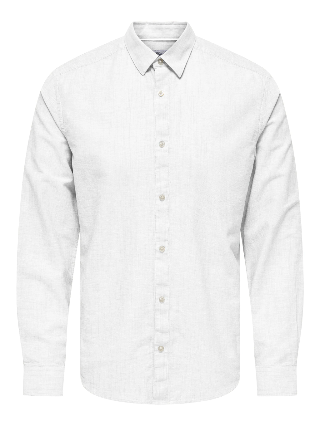 ONLY & SONS Langarmhemd "ONSCANTLEY LIFE LS SOLID LINEN SHIR OTL" günstig online kaufen