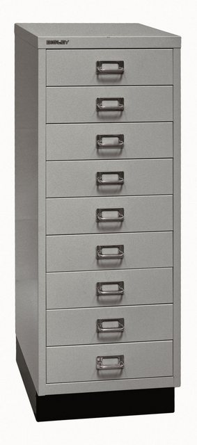 Bisley Aktenschrank MultiDrawer Schubladenschrank in Silber - Maße: H 94 x günstig online kaufen