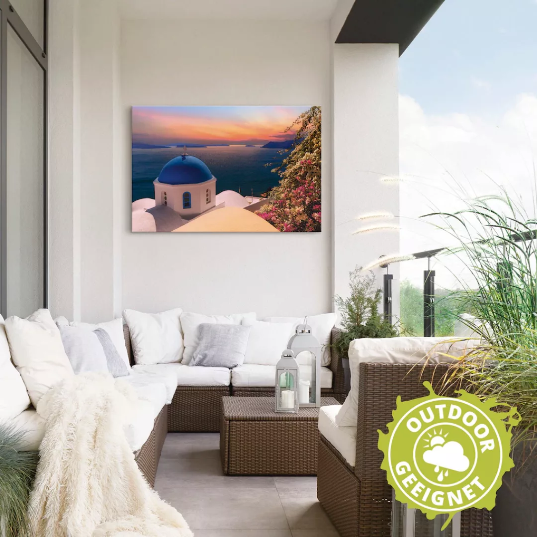 Artland Wandbild "Santorini", Gewässer, (1 St.), als Alubild, Outdoorbild, günstig online kaufen