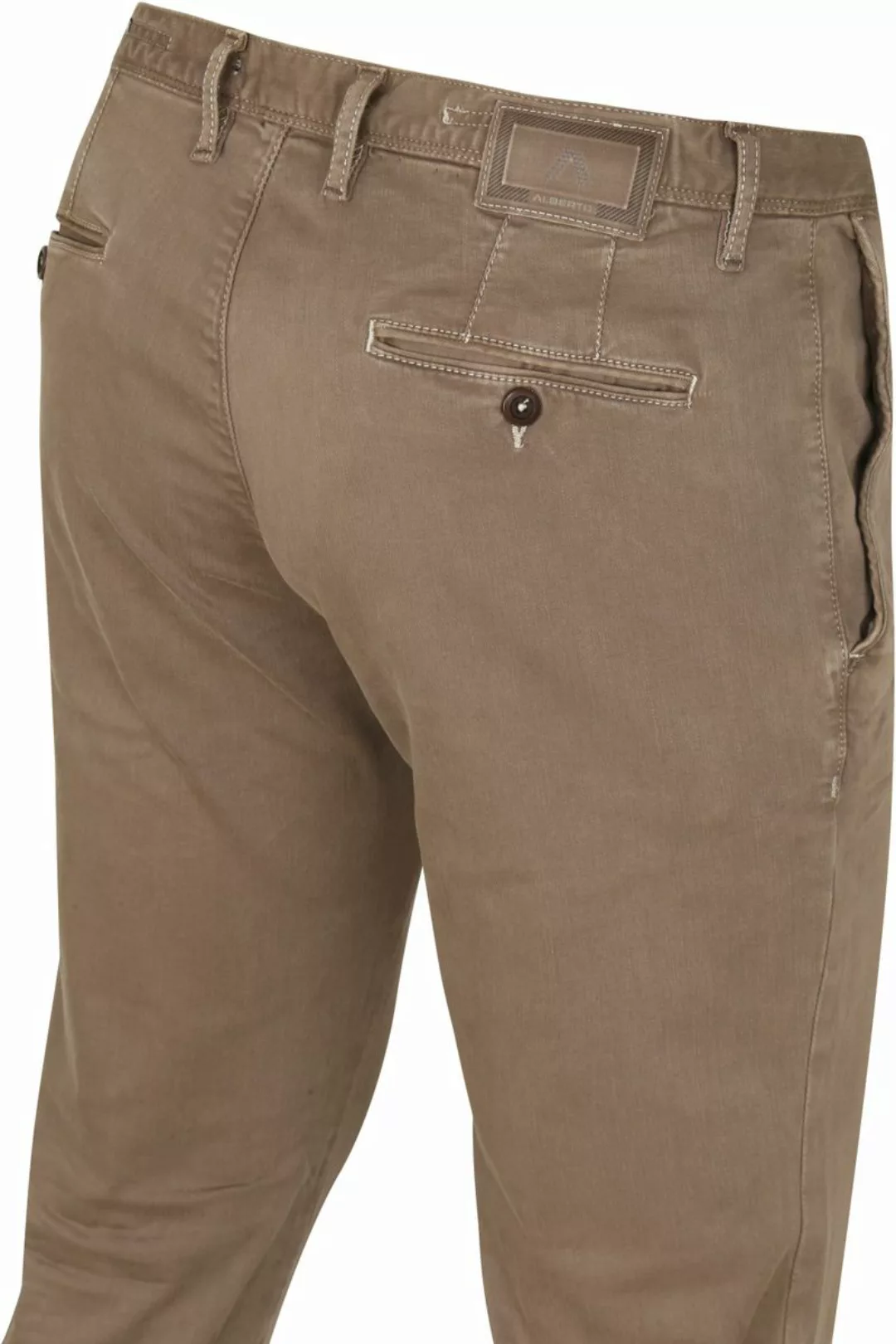 Alberto Rob Stretch Chino Beige - Größe W 28 - L 32 günstig online kaufen