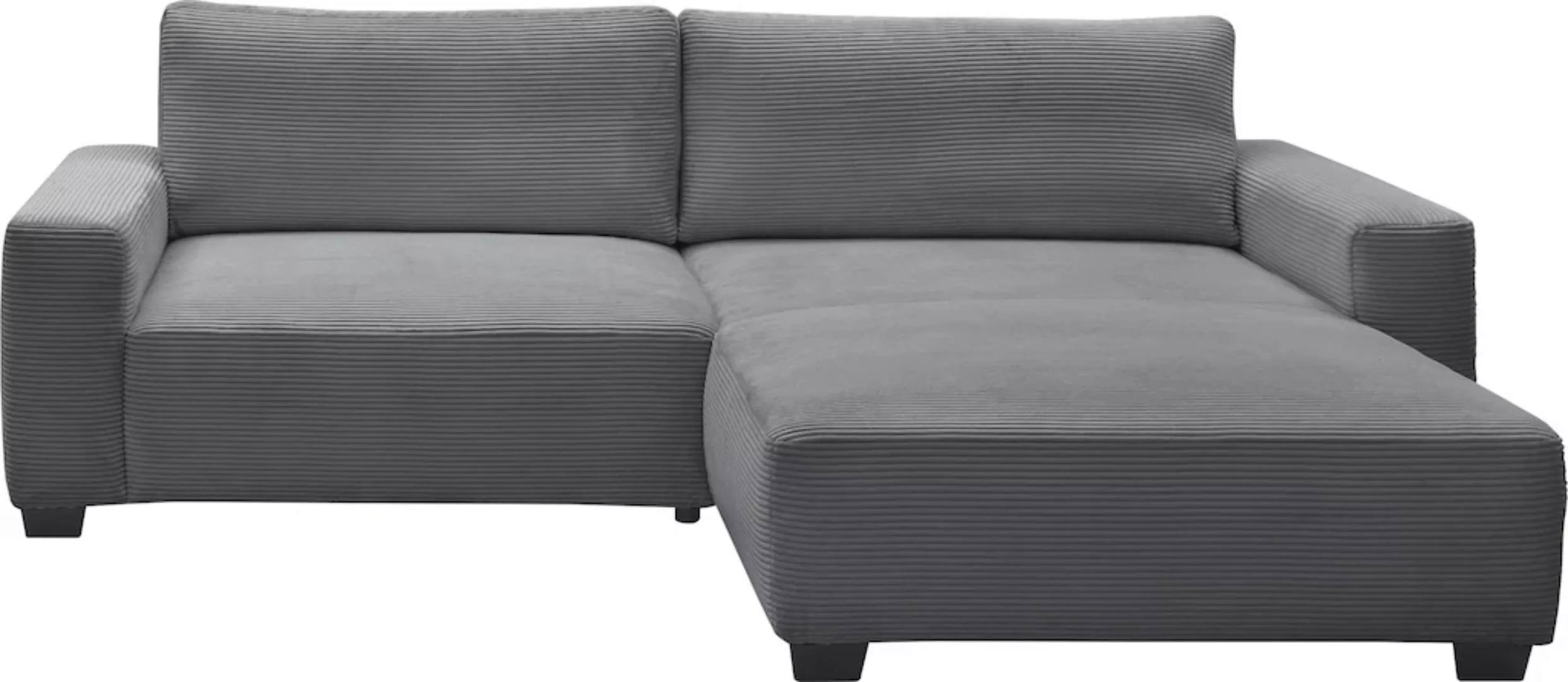 ED EXCITING DESIGN Ecksofa "Elba L-Form", frei im Raum stellbar, mit 2 Rück günstig online kaufen