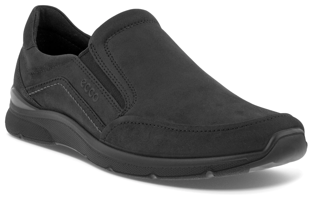 Ecco Slipper "Irving black Flutter", mit beidseitigen Stretcheinsätzen günstig online kaufen