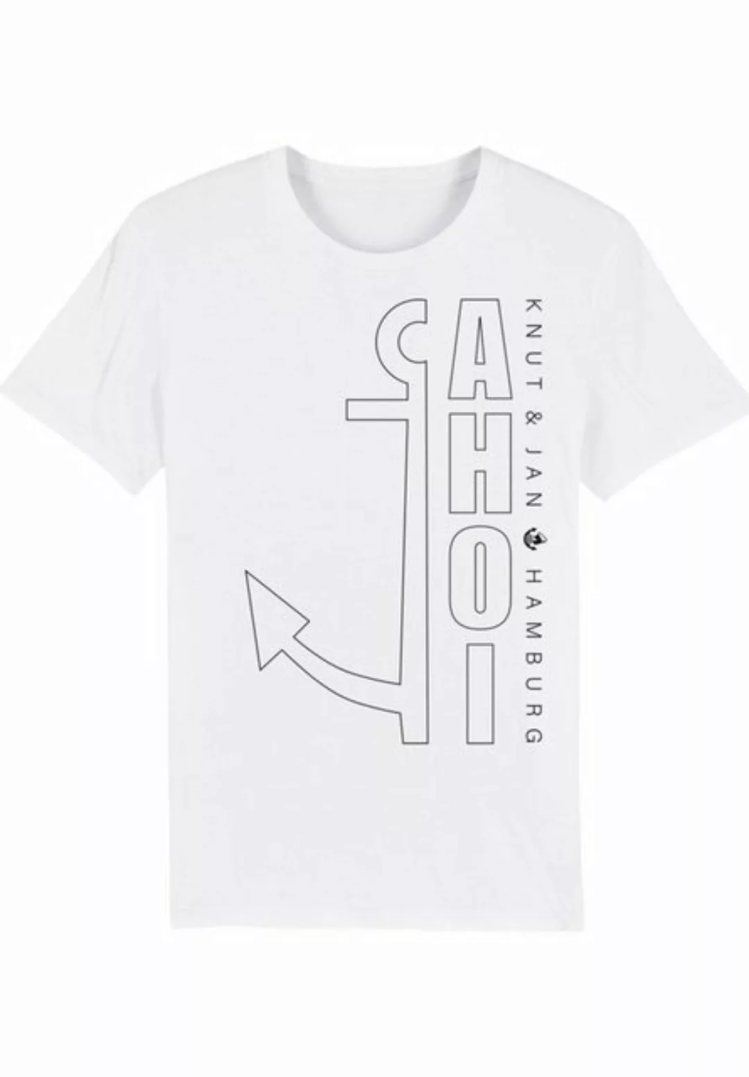 F4NT4STIC T-Shirt Ahoi Anker Outlines Print günstig online kaufen