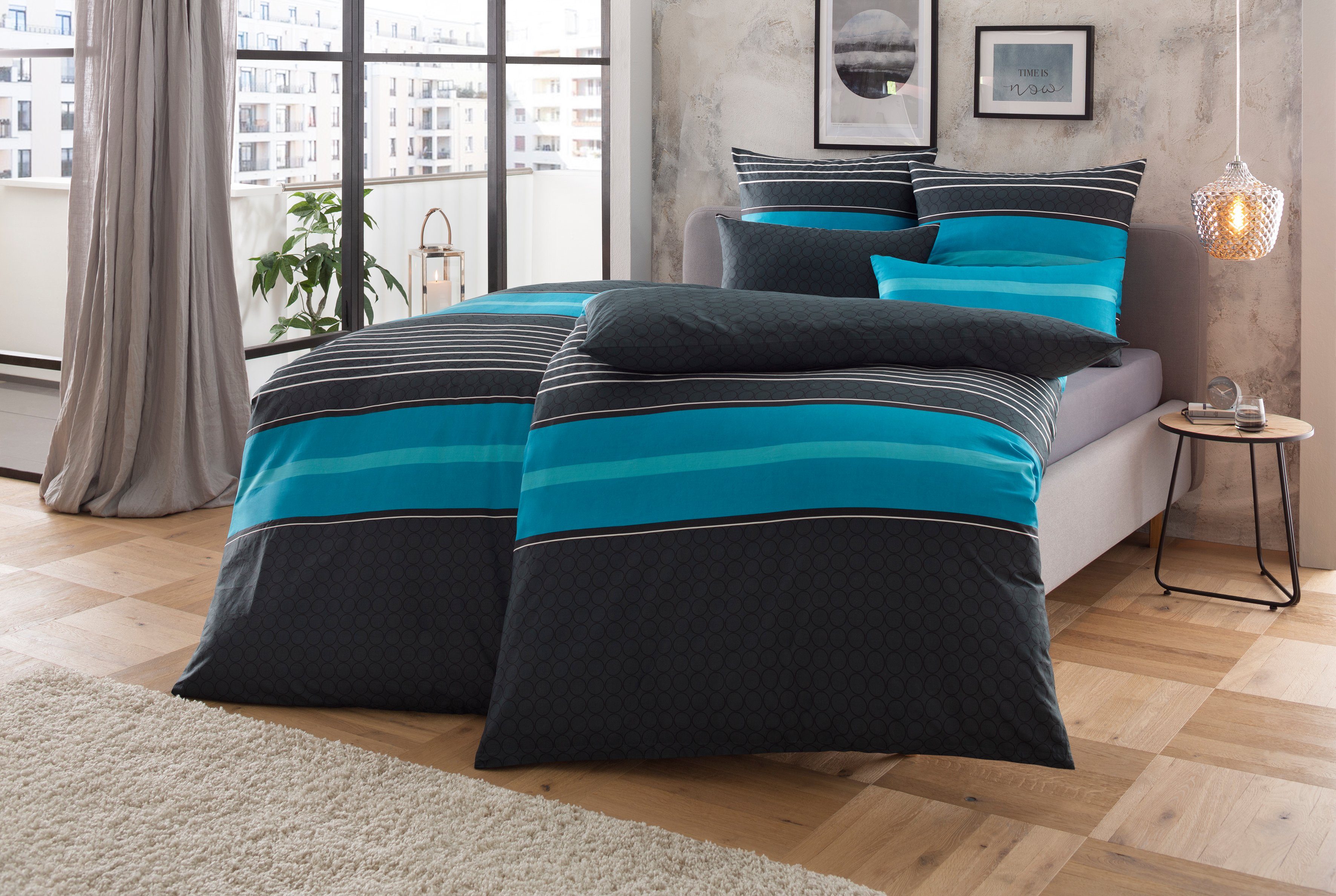 my home Bettwäsche Circle, Linon, 2 günstig online kaufen