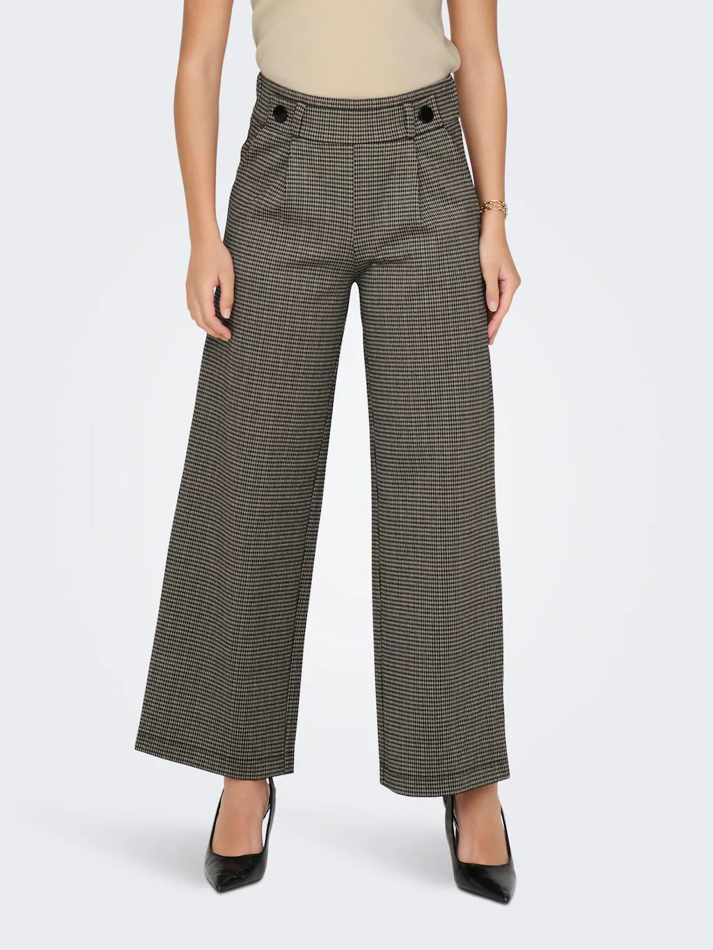 JDY Anzughose "JDYGEGGO MIA LONG CHECK PANT JRS NOOS" günstig online kaufen