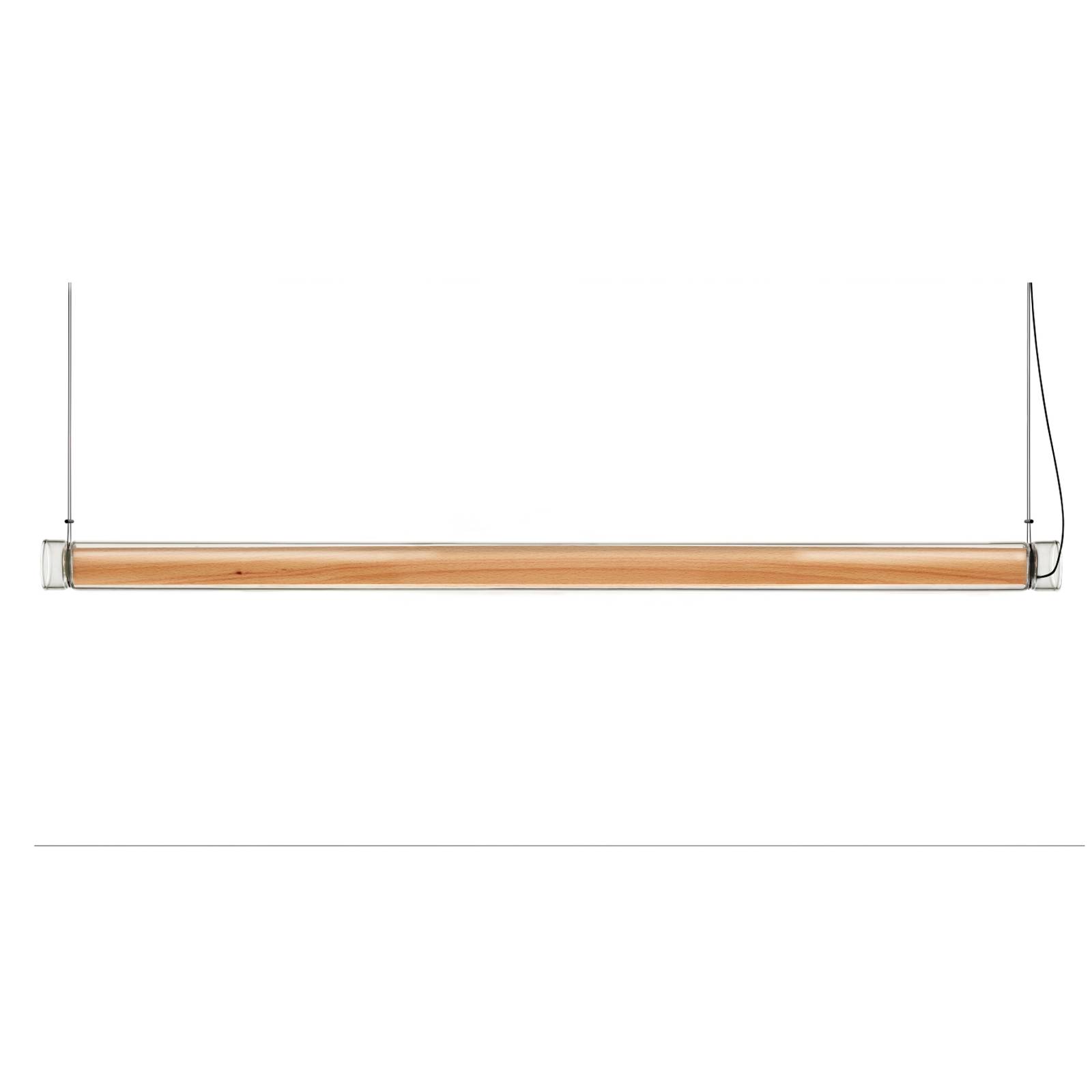 LZF Estela SH LED-Hängelampe, 120 cm, buche natur günstig online kaufen
