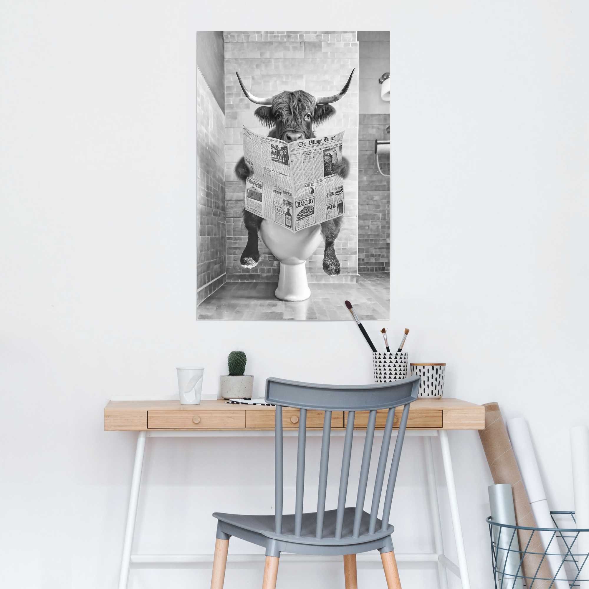 Reinders Poster "Highlander Toilet" günstig online kaufen