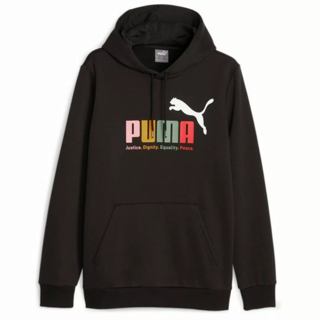 PUMA 2-in-1-Pullover Multicolor Hoodie für Herren mit Fleece aus Baumwolle günstig online kaufen