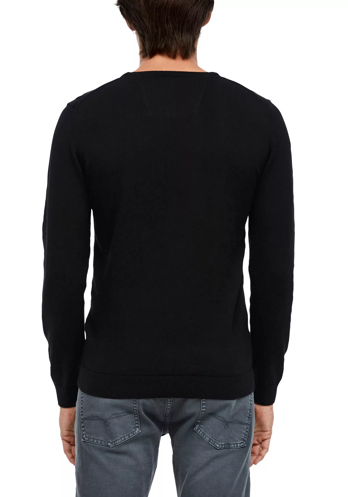 s.Oliver Strickpullover in weichem Feinstrick günstig online kaufen