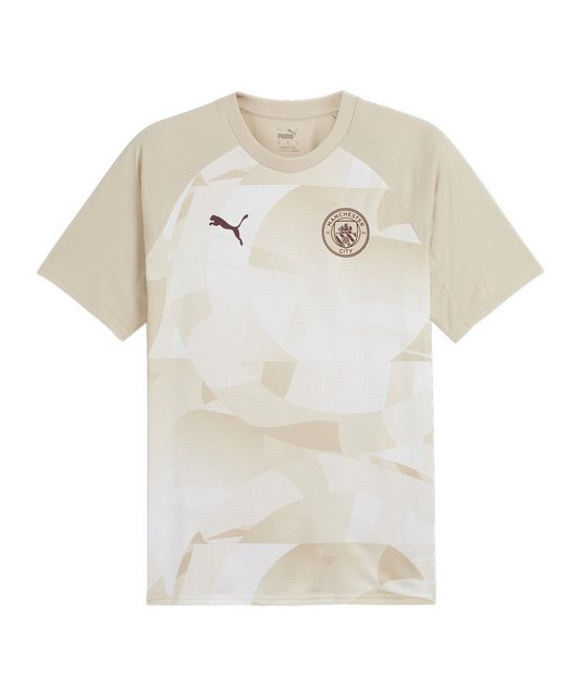PUMA T-Shirt Manchester City Prematch Shirt 2023/2024 Beige default günstig online kaufen